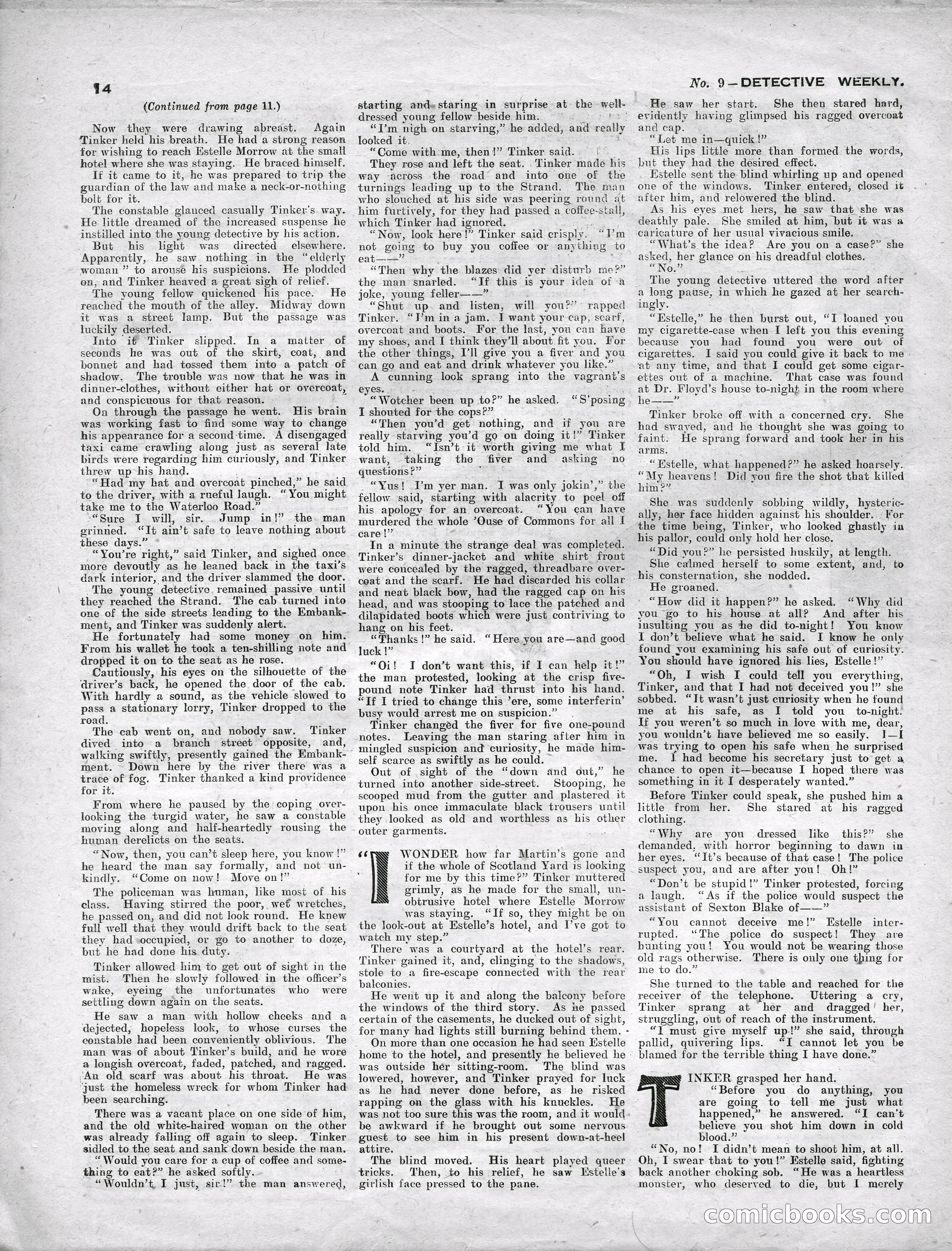 Detective Weekly No. 9 — page 14 of 24