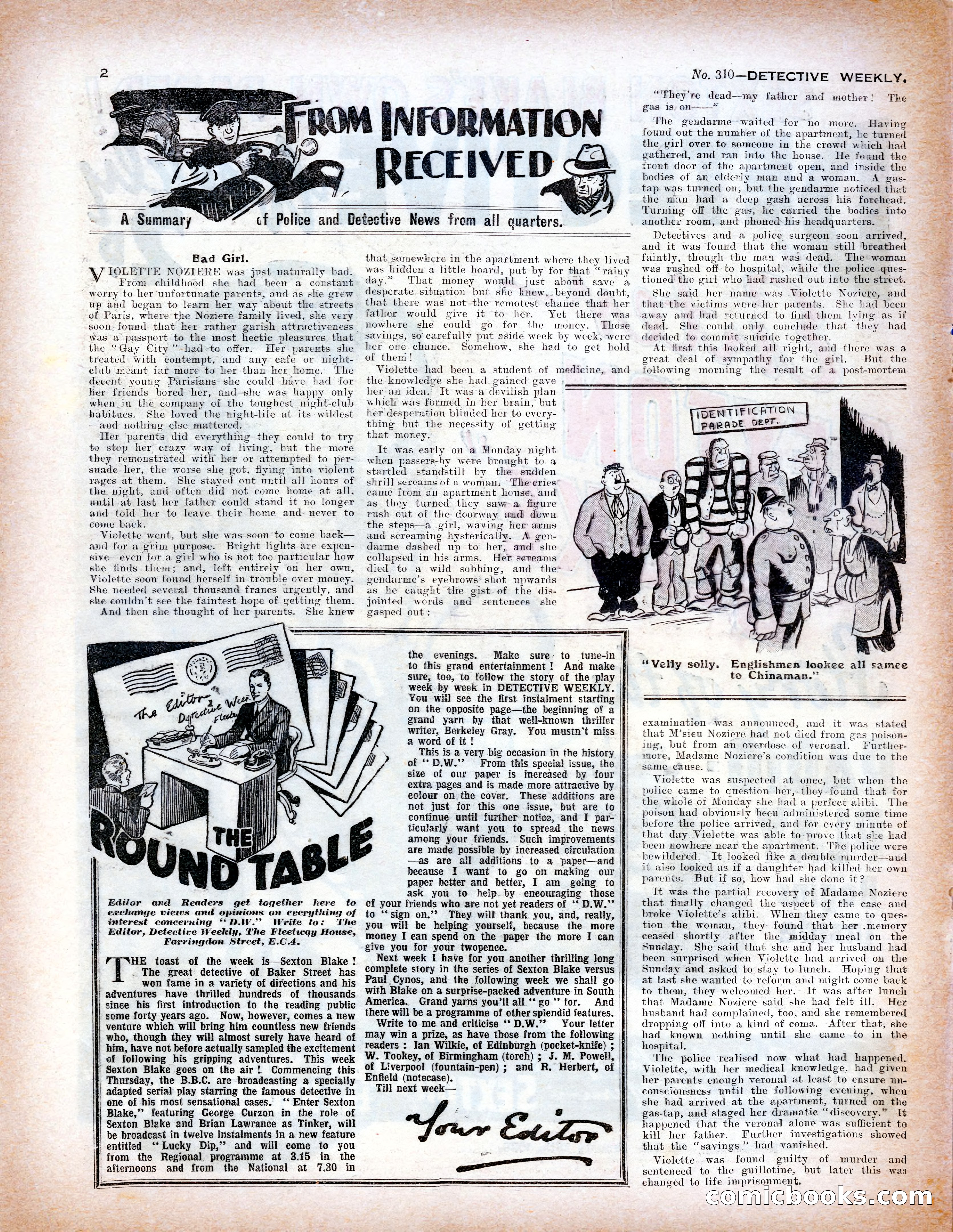 Detective Weekly #310 — page 2 of 28