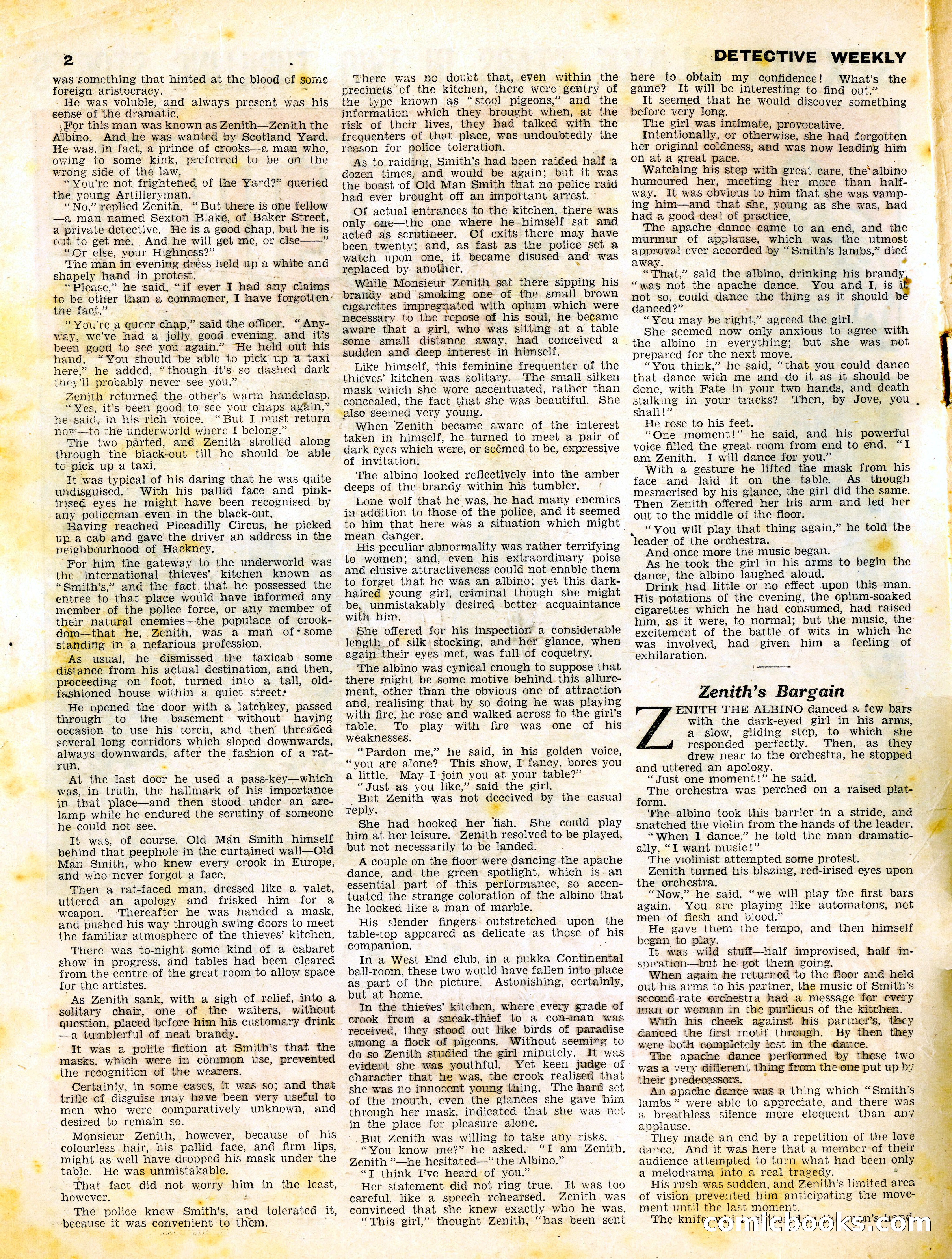 Detective Weekly #372 — page 2 of 20