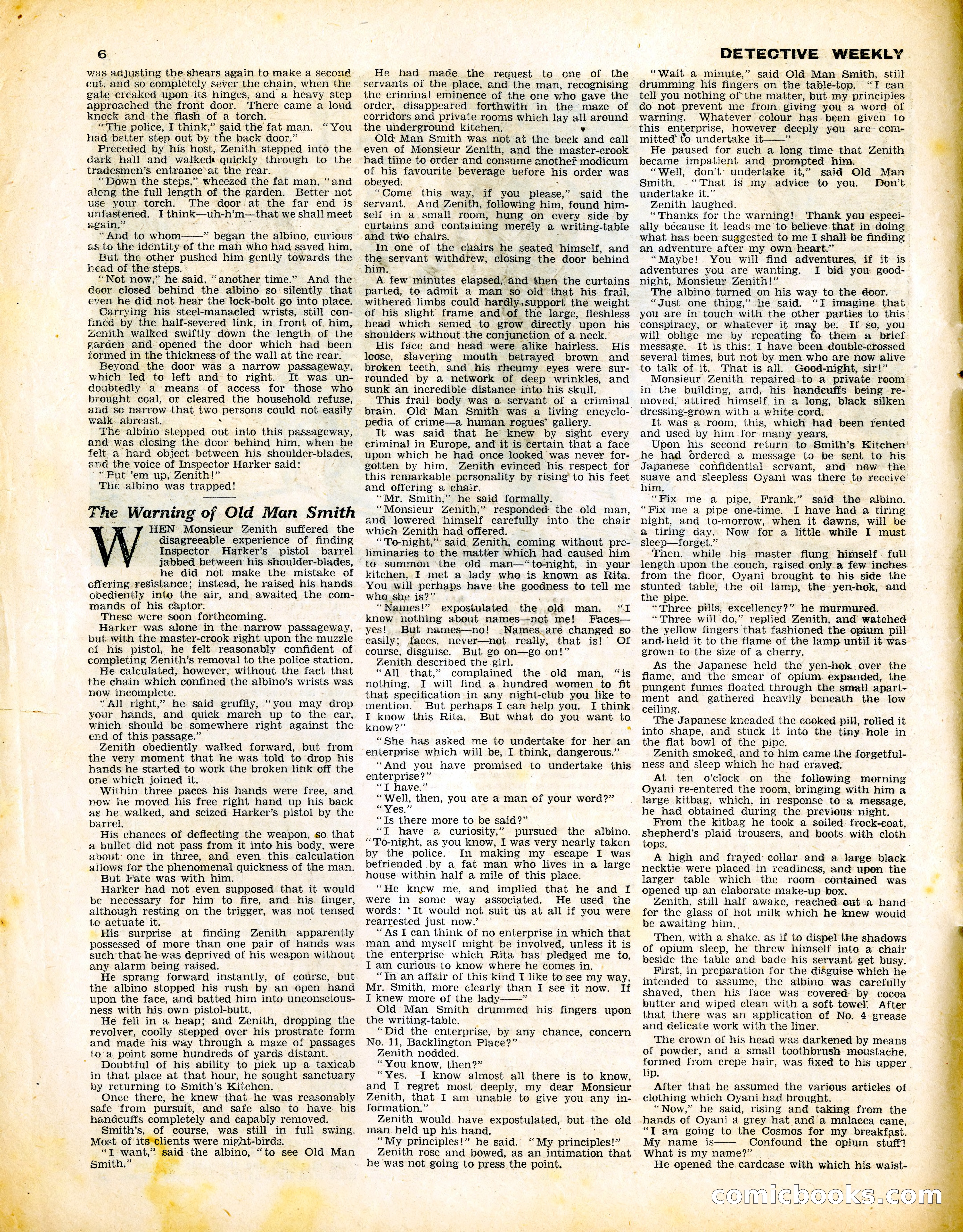 Detective Weekly #372 — page 6 of 20