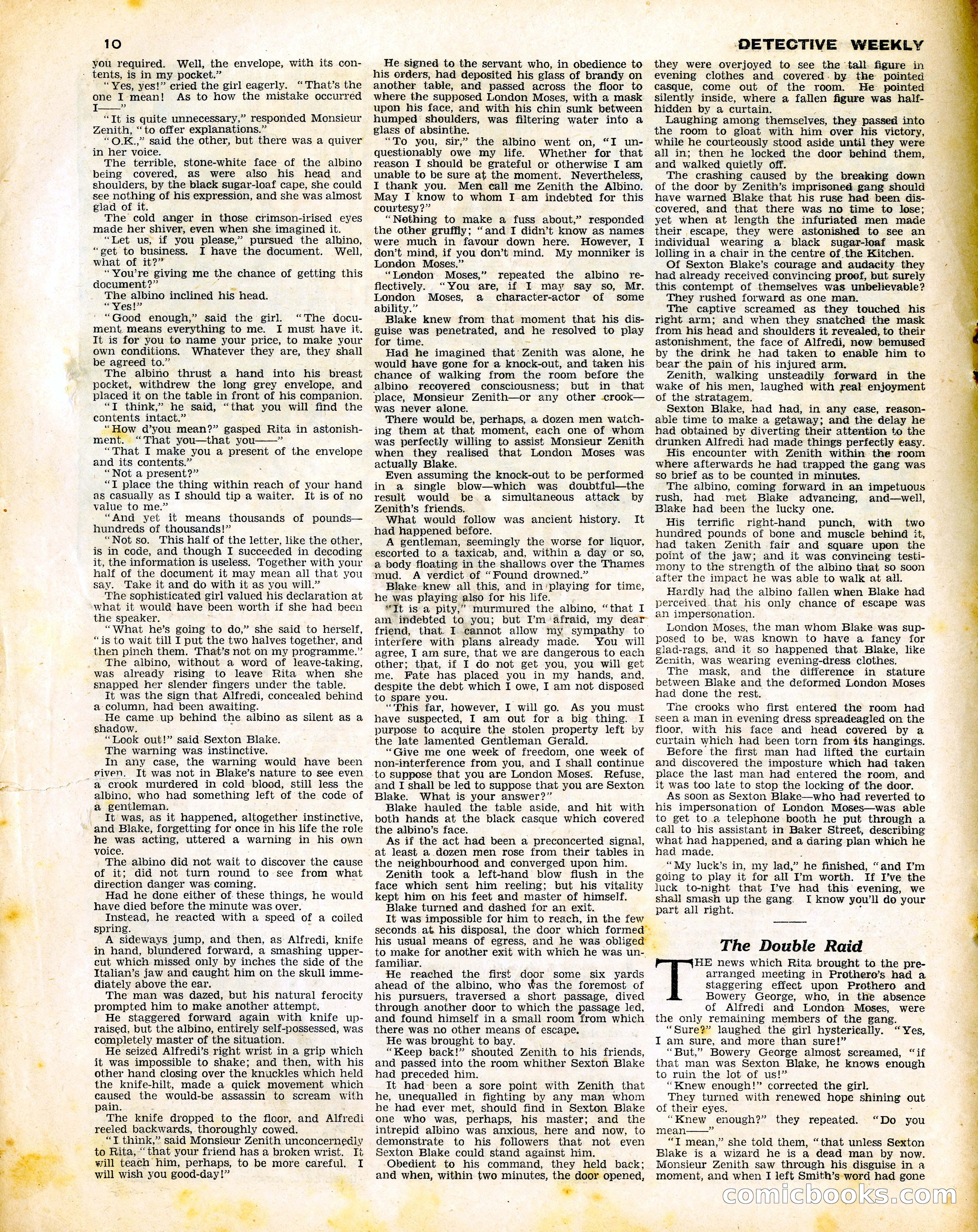 Detective Weekly #372 — page 10 of 20