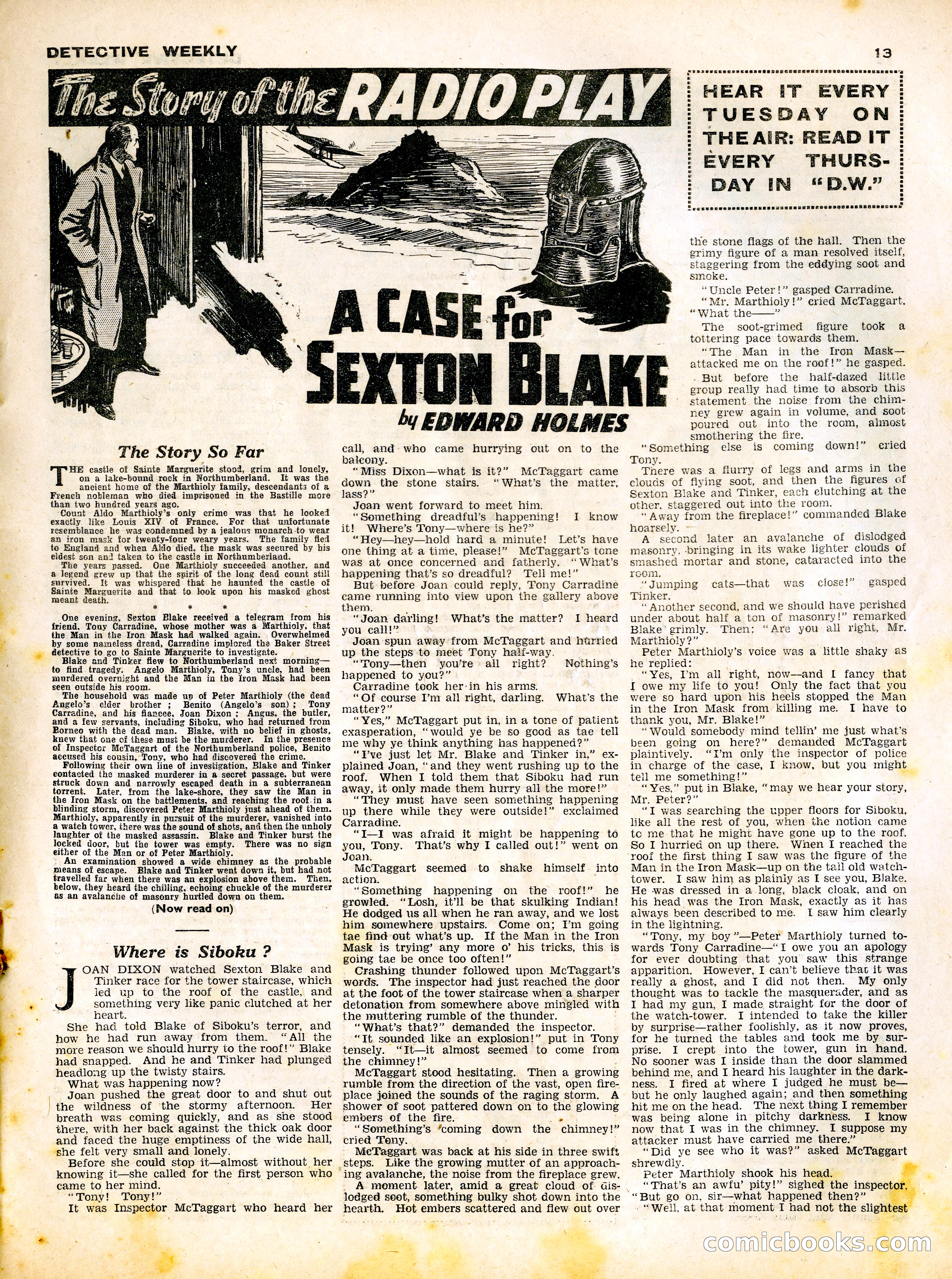 Detective Weekly #372 — page 13 of 20