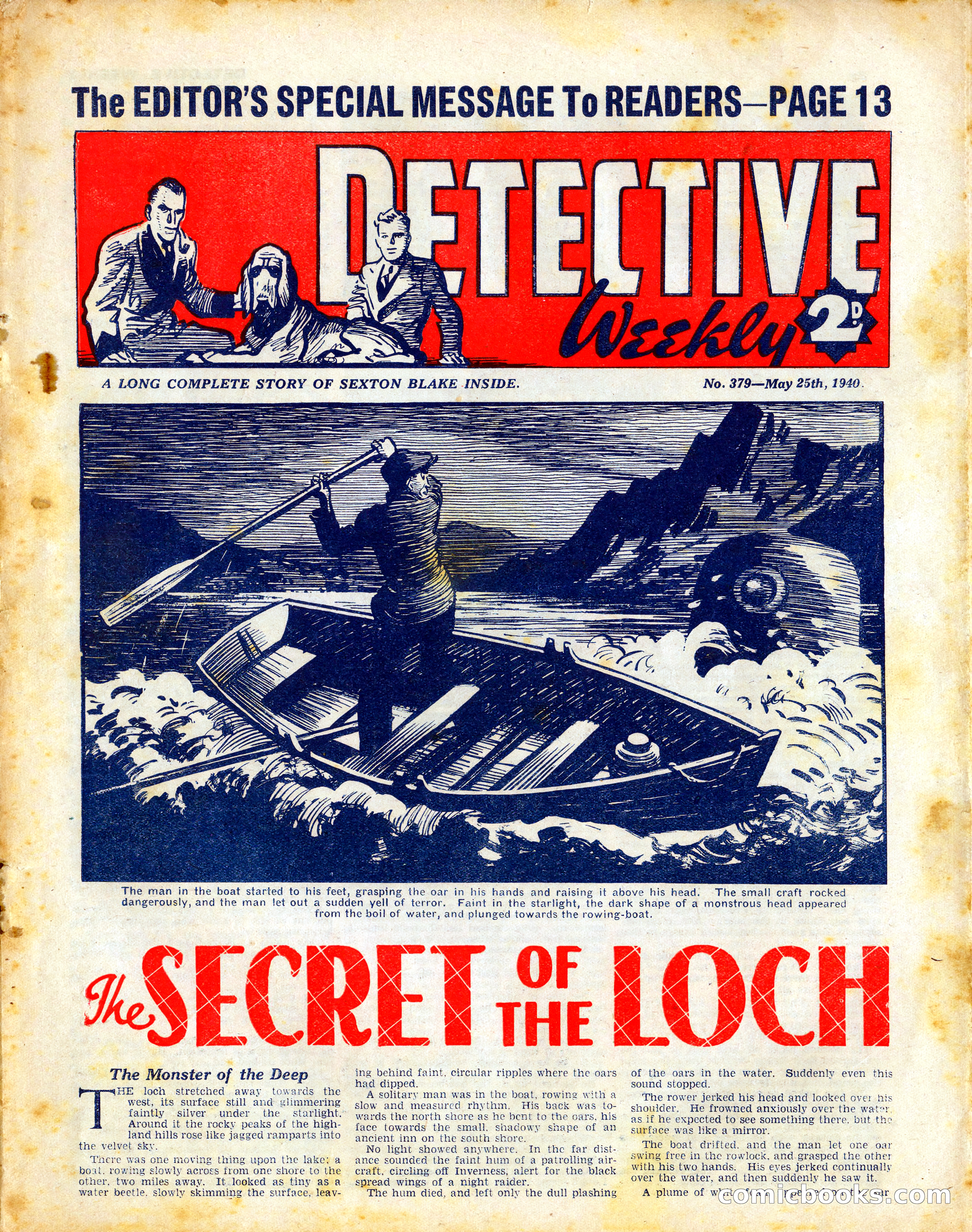 Detective Weekly #379 — page 1 of 16