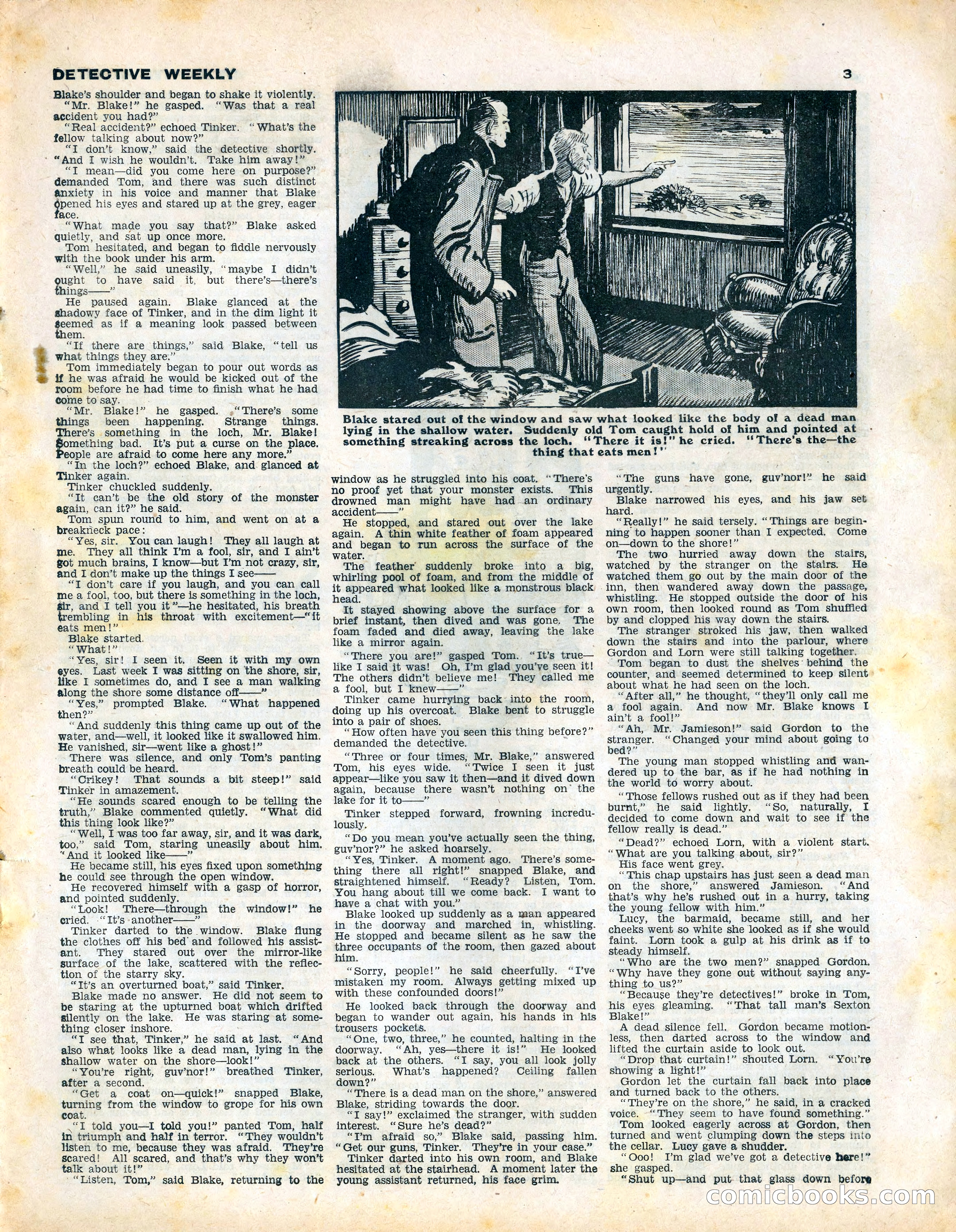 Detective Weekly #379 — page 3 of 16