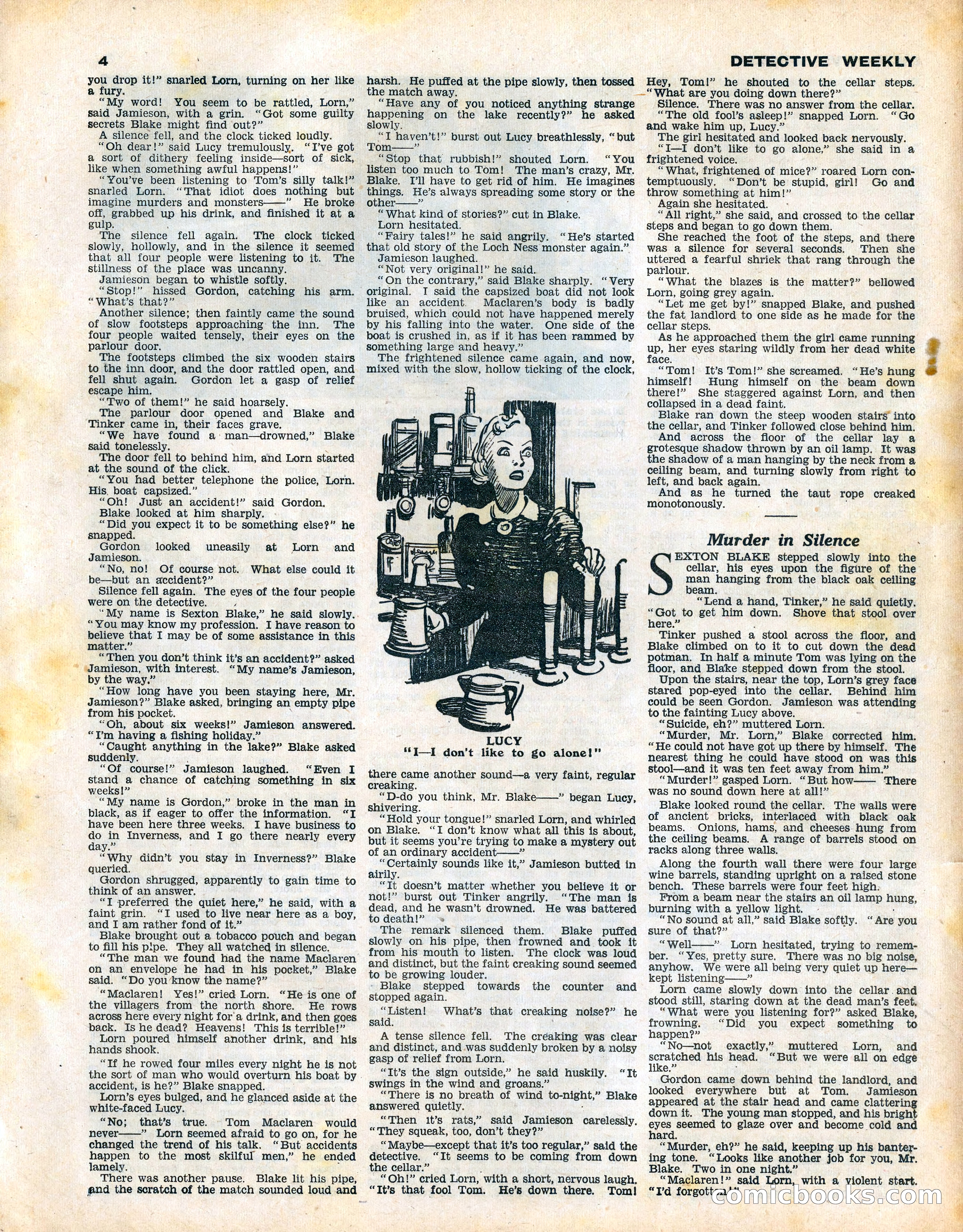 Detective Weekly #379 — page 4 of 16
