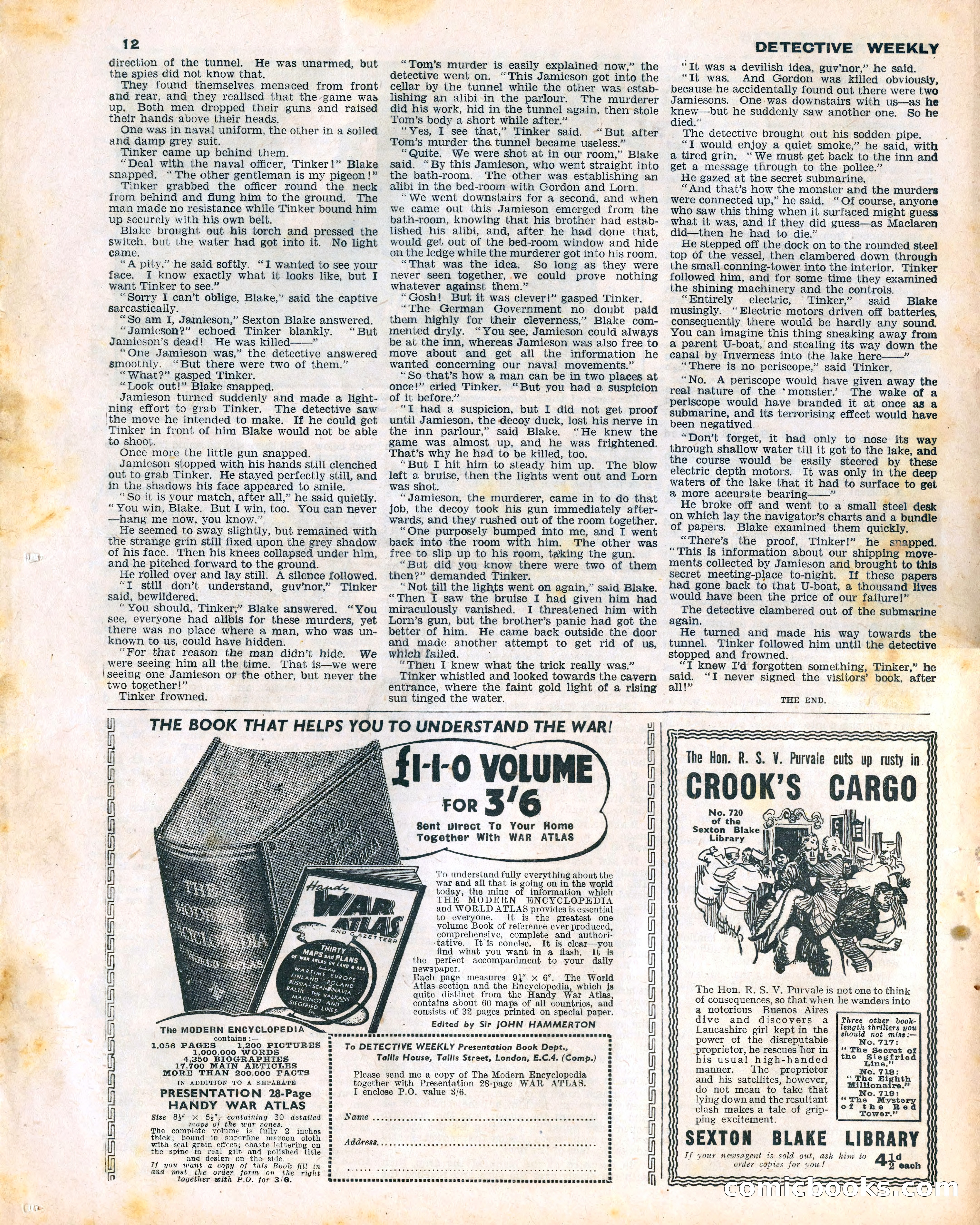 Detective Weekly #379 — page 12 of 16