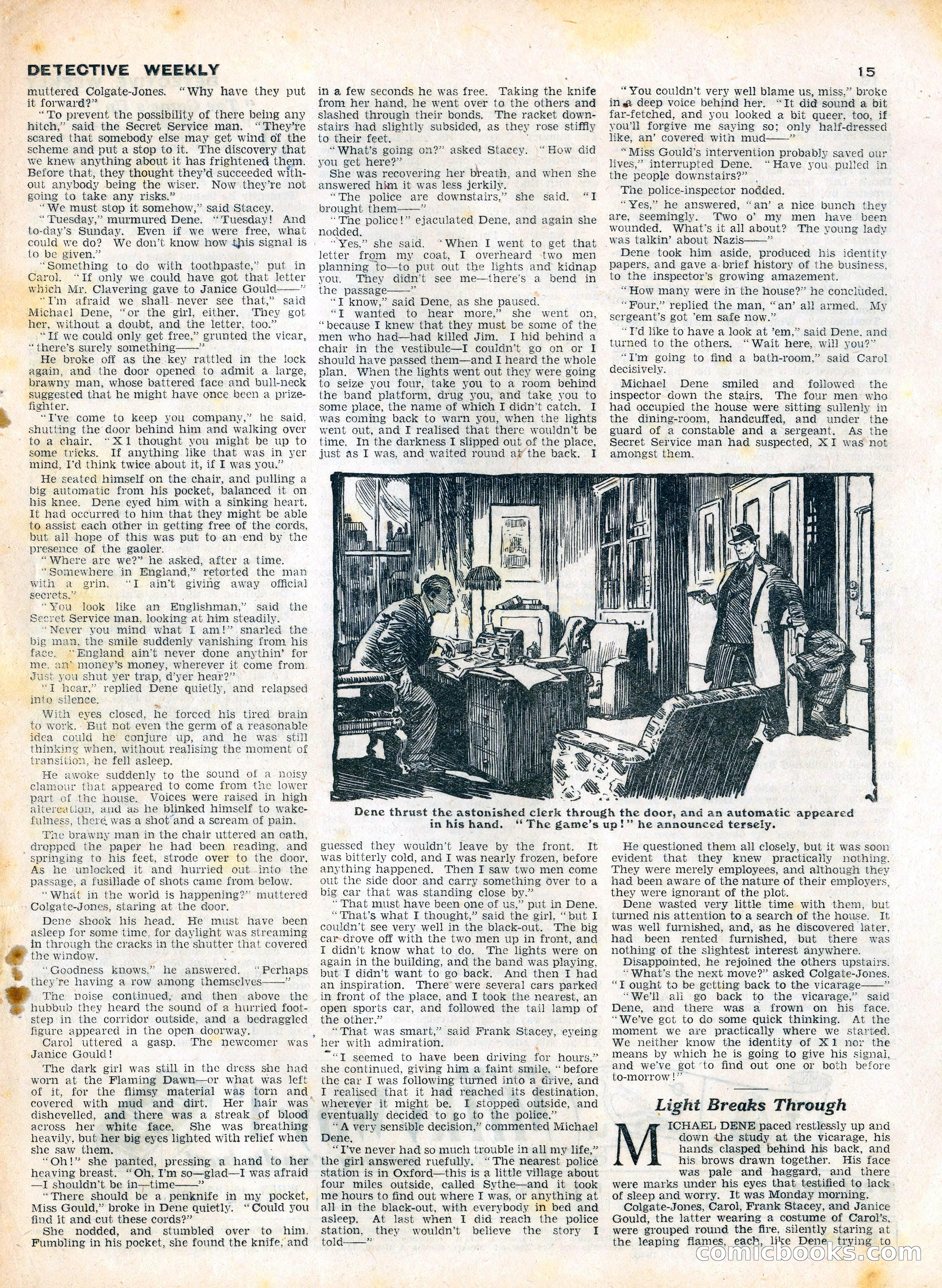 Detective Weekly #379 — page 15 of 16