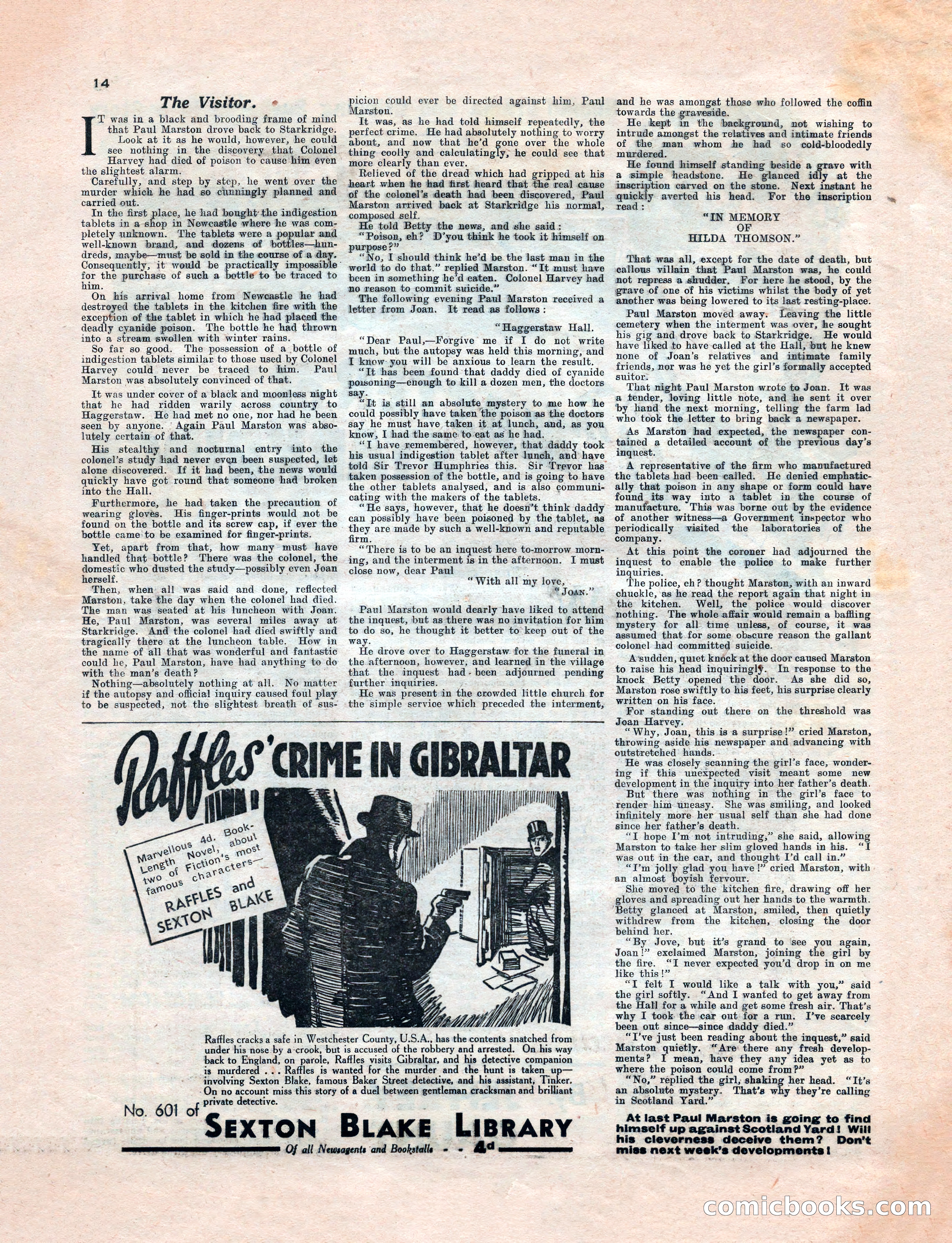 Detective Weekly No. 251 — page 14 of 24