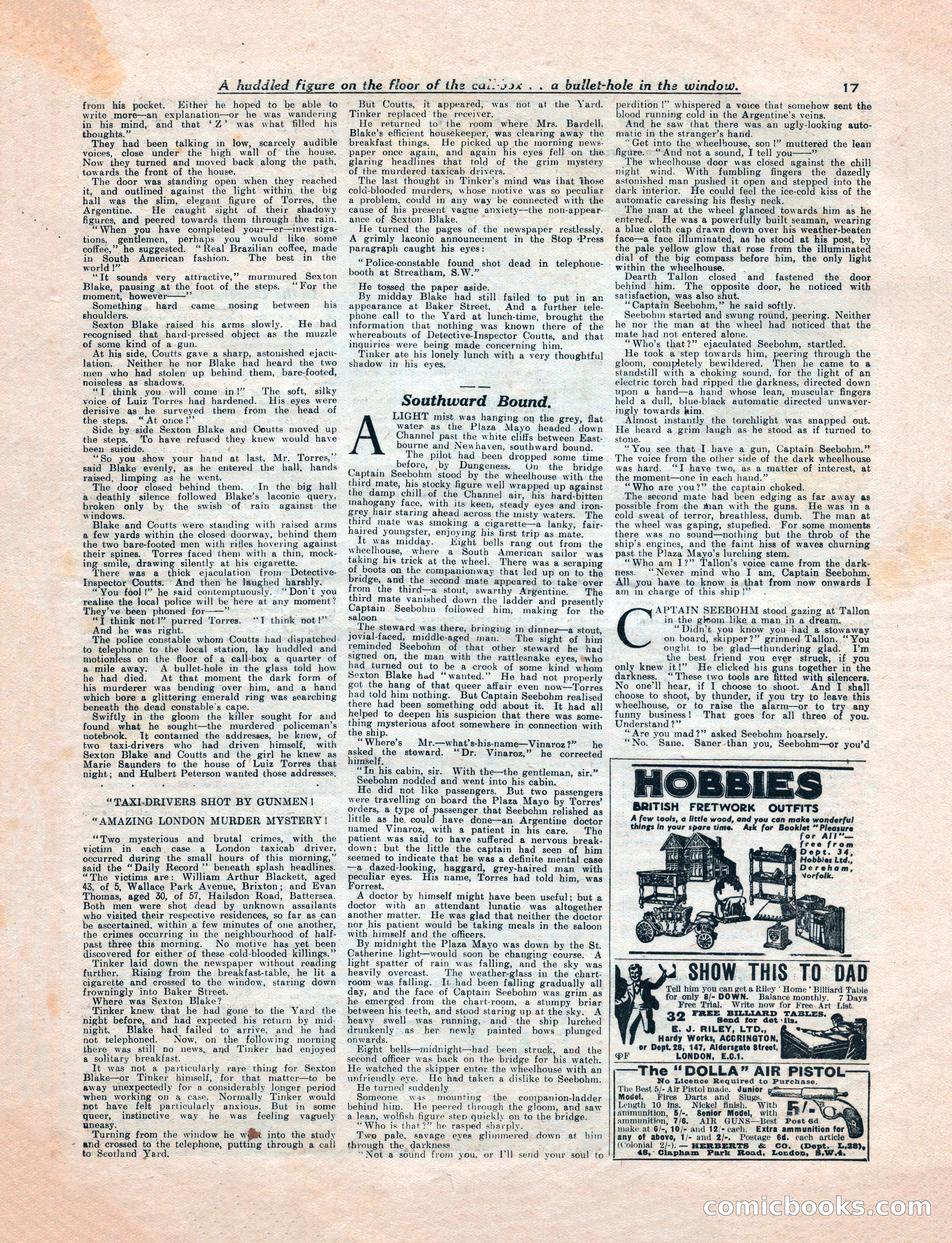 Detective Weekly No. 251 — page 17 of 24