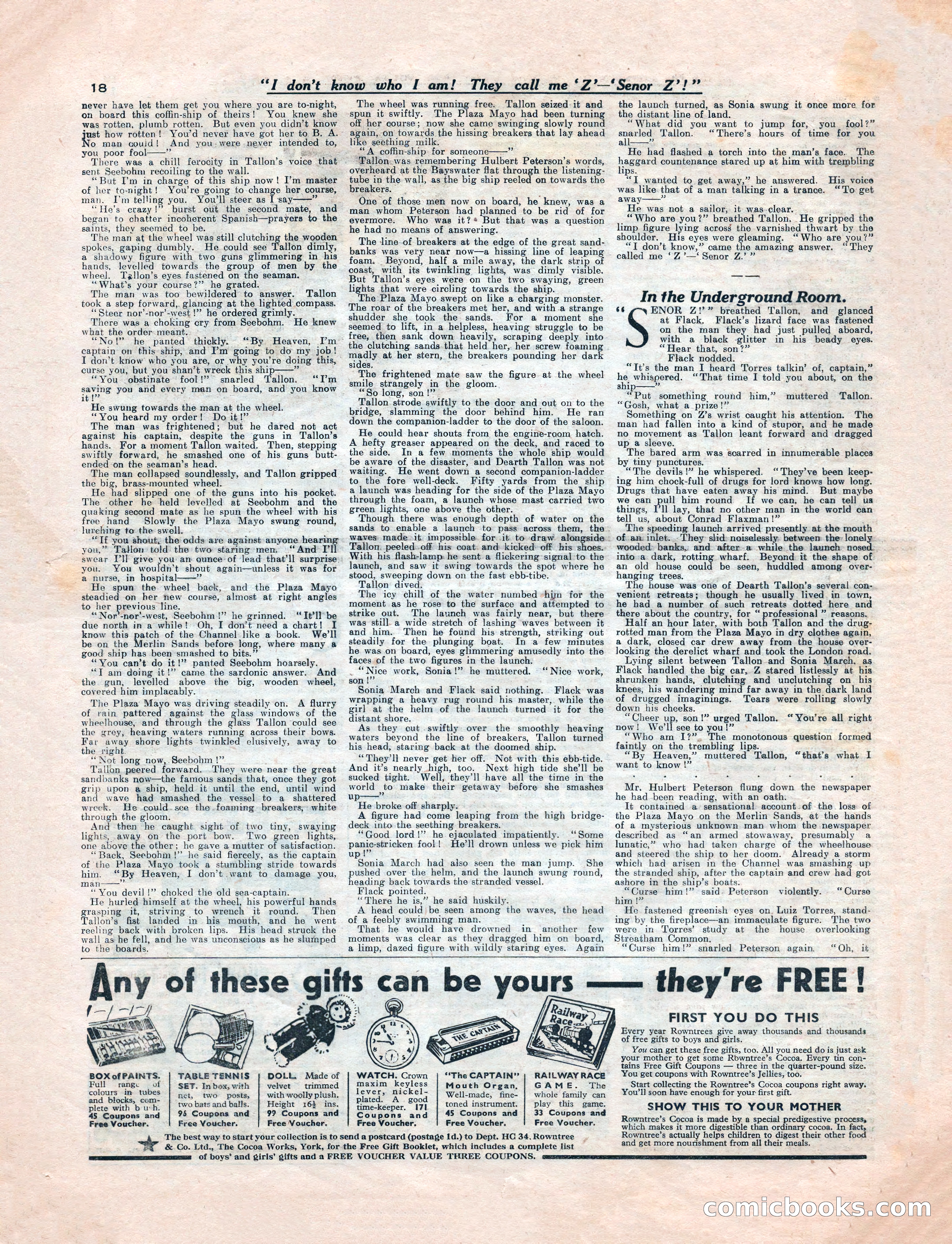 Detective Weekly No. 251 — page 18 of 24