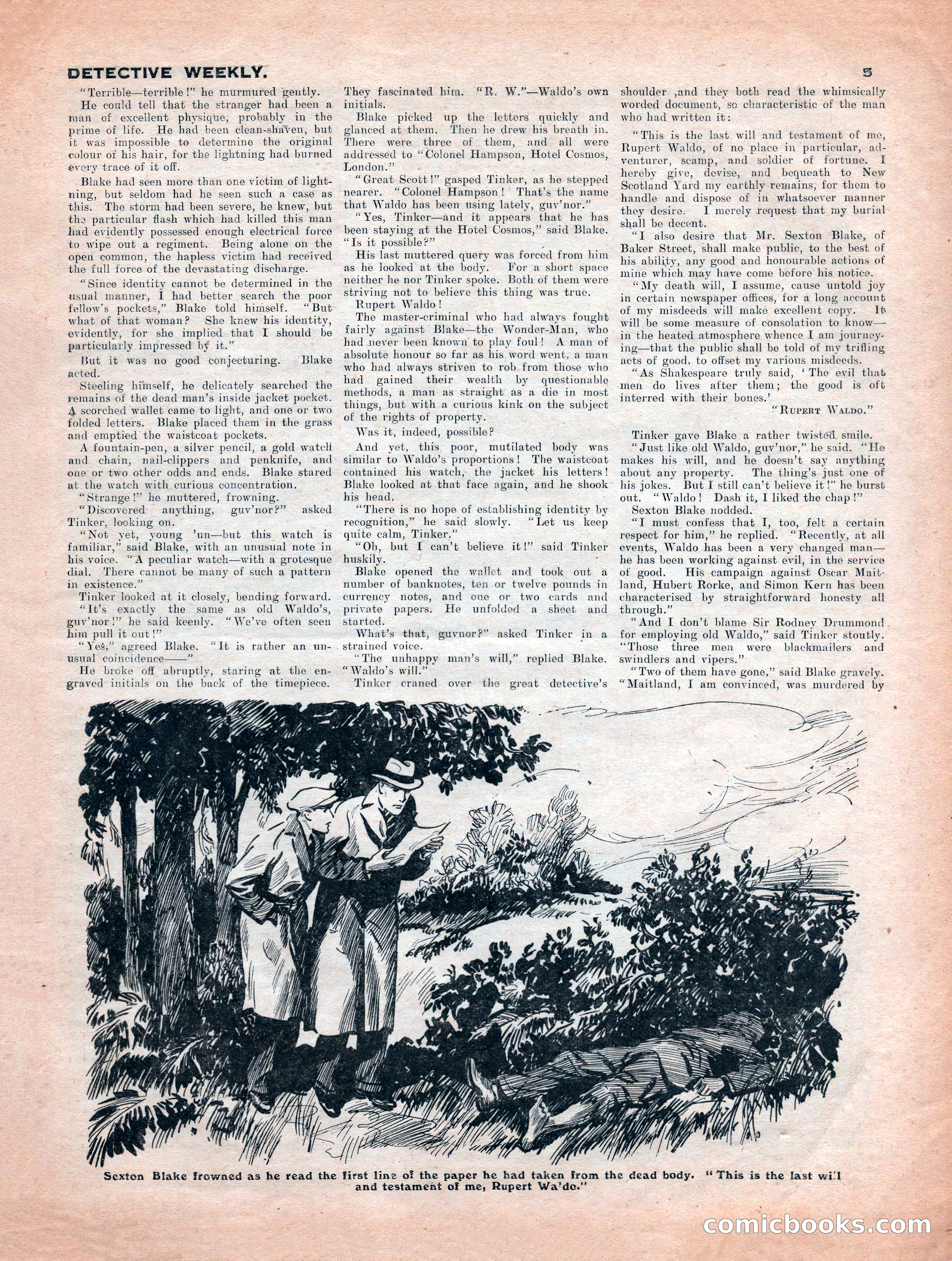 Detective Weekly No. 340 — page 5 of 24