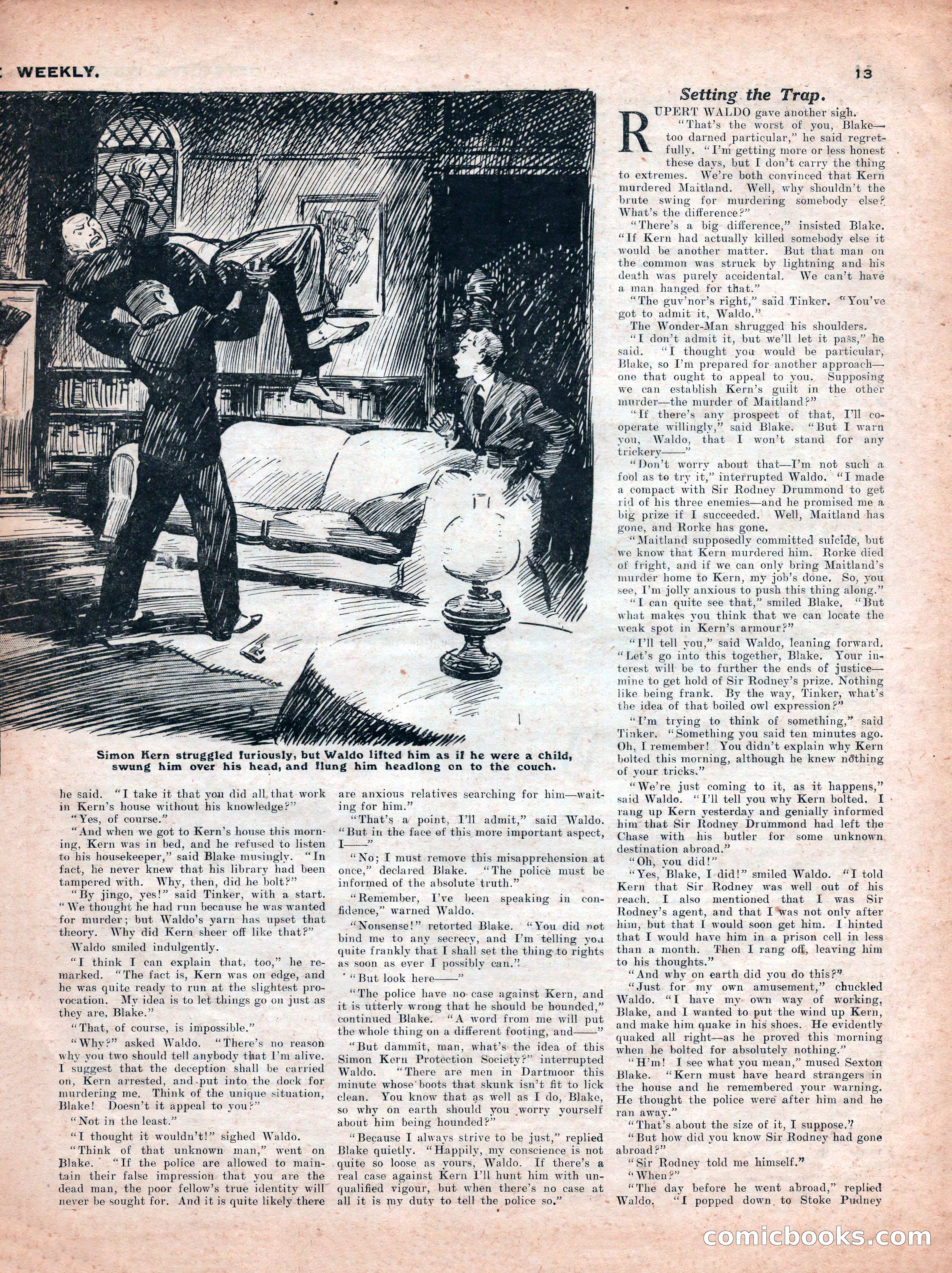 Detective Weekly No. 340 — page 13 of 24