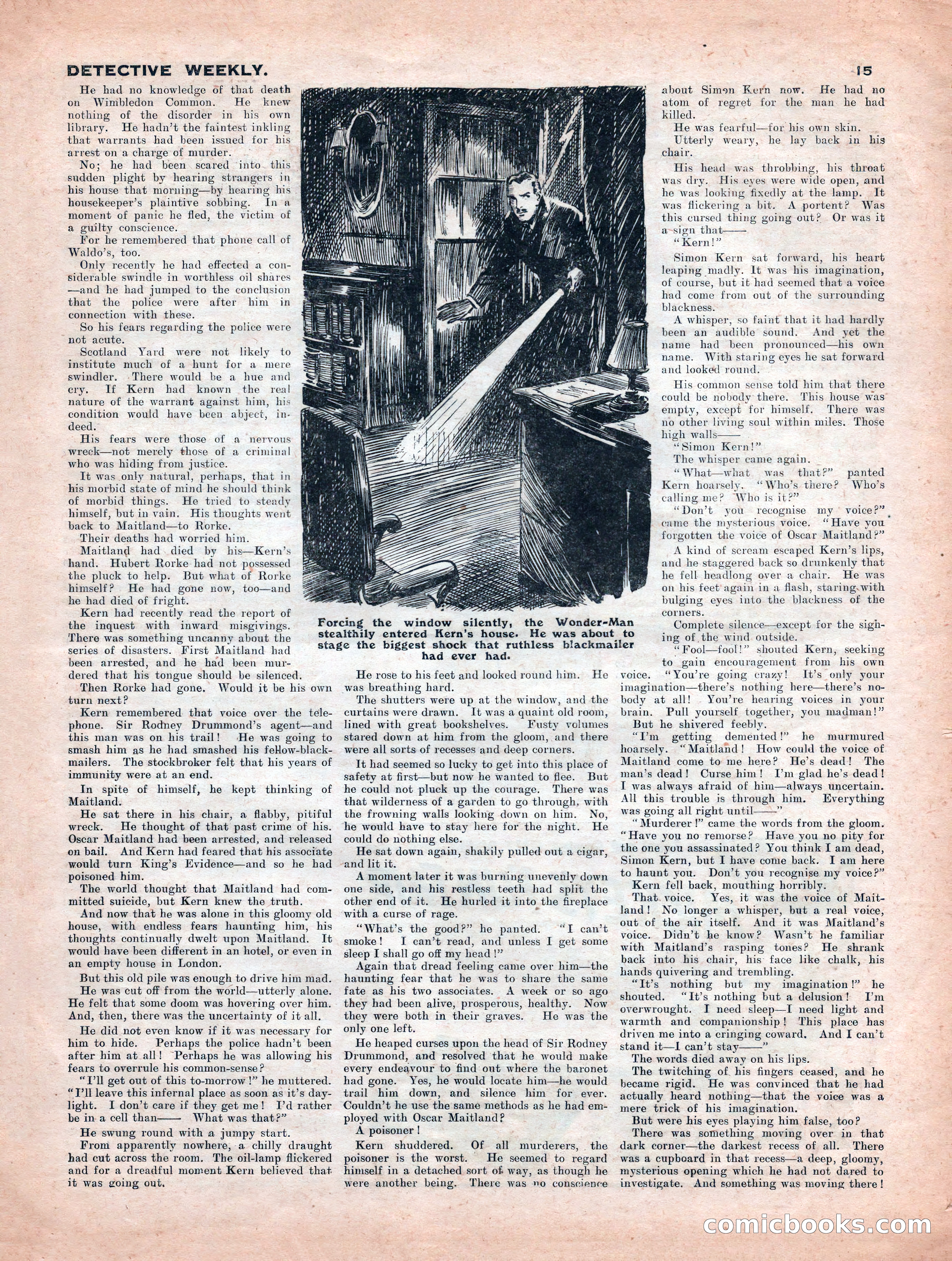 Detective Weekly No. 340 — page 15 of 24