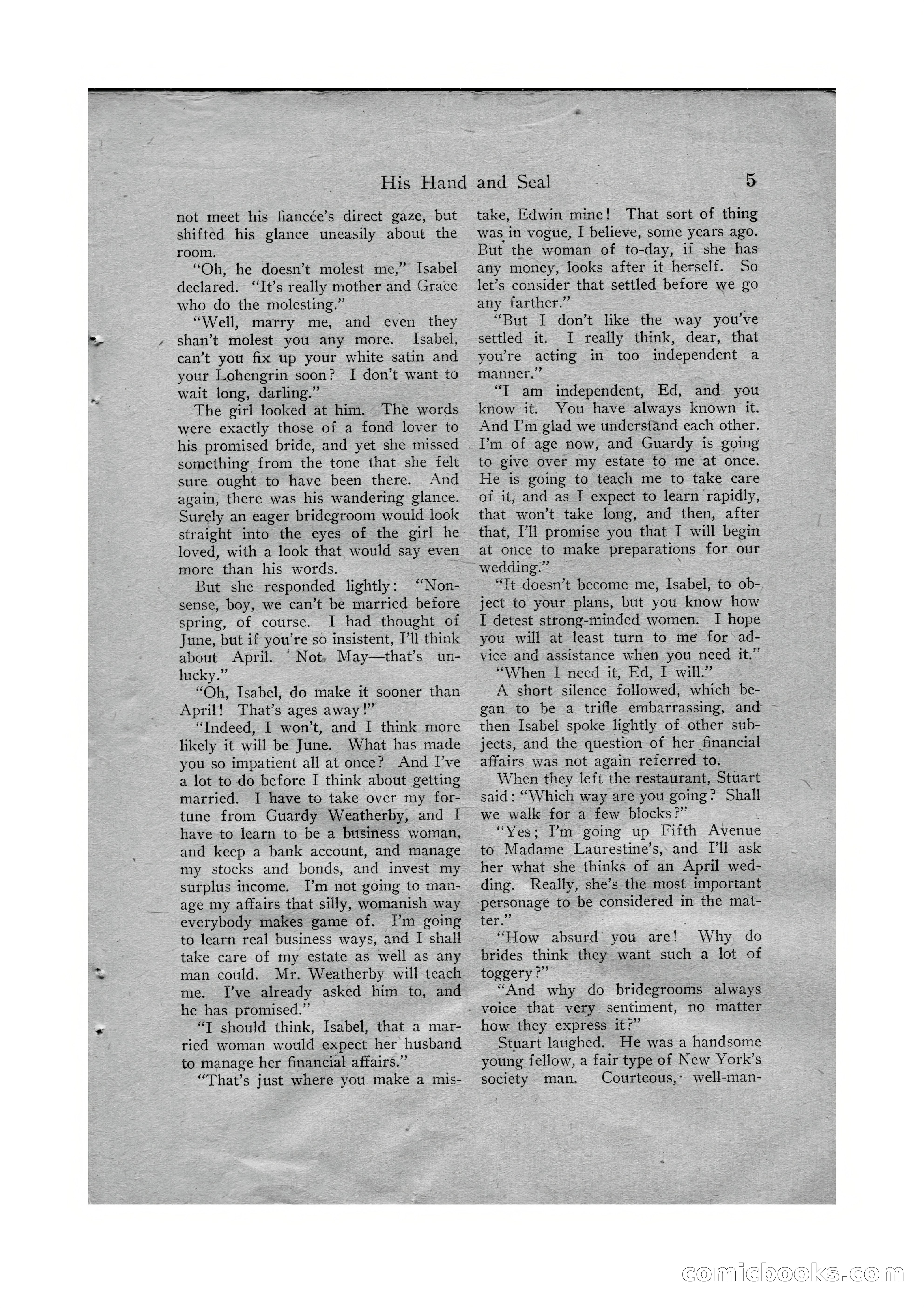 Detective Story Magazine, Vol. VI, No. 1 — page 7 of 132