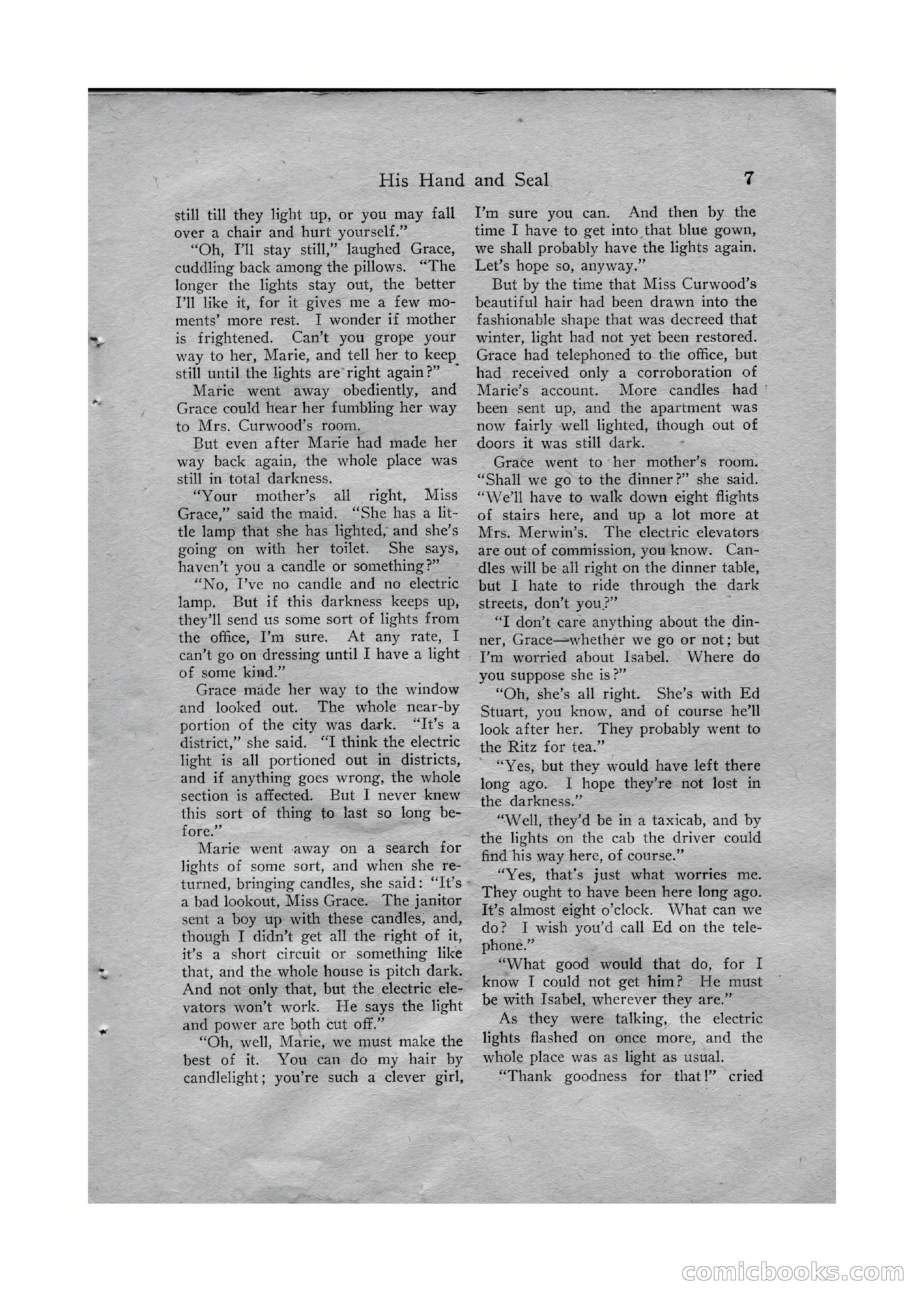 Detective Story Magazine, Vol. VI, No. 1 — page 9 of 132