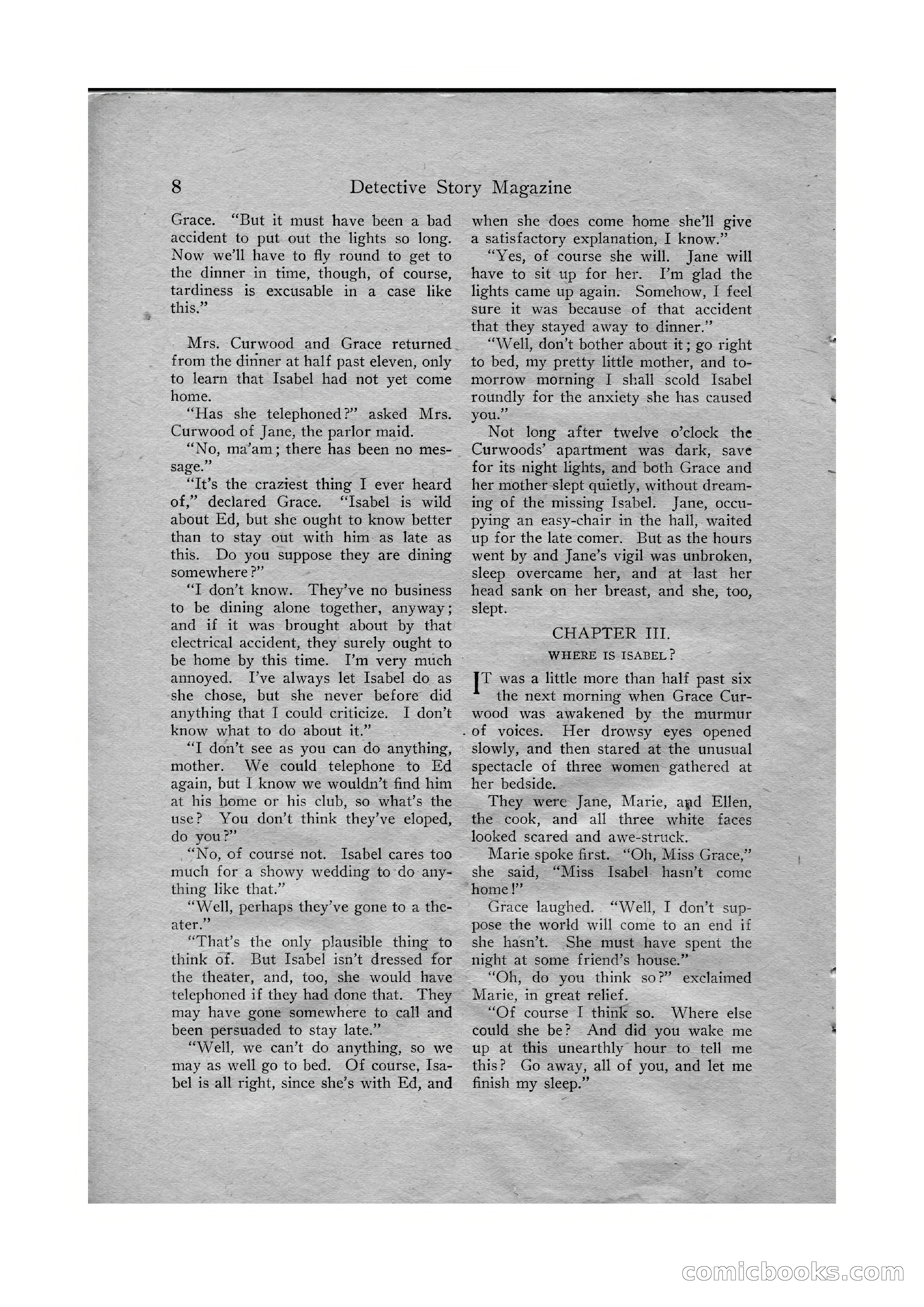Detective Story Magazine, Vol. VI, No. 1 — page 10 of 132