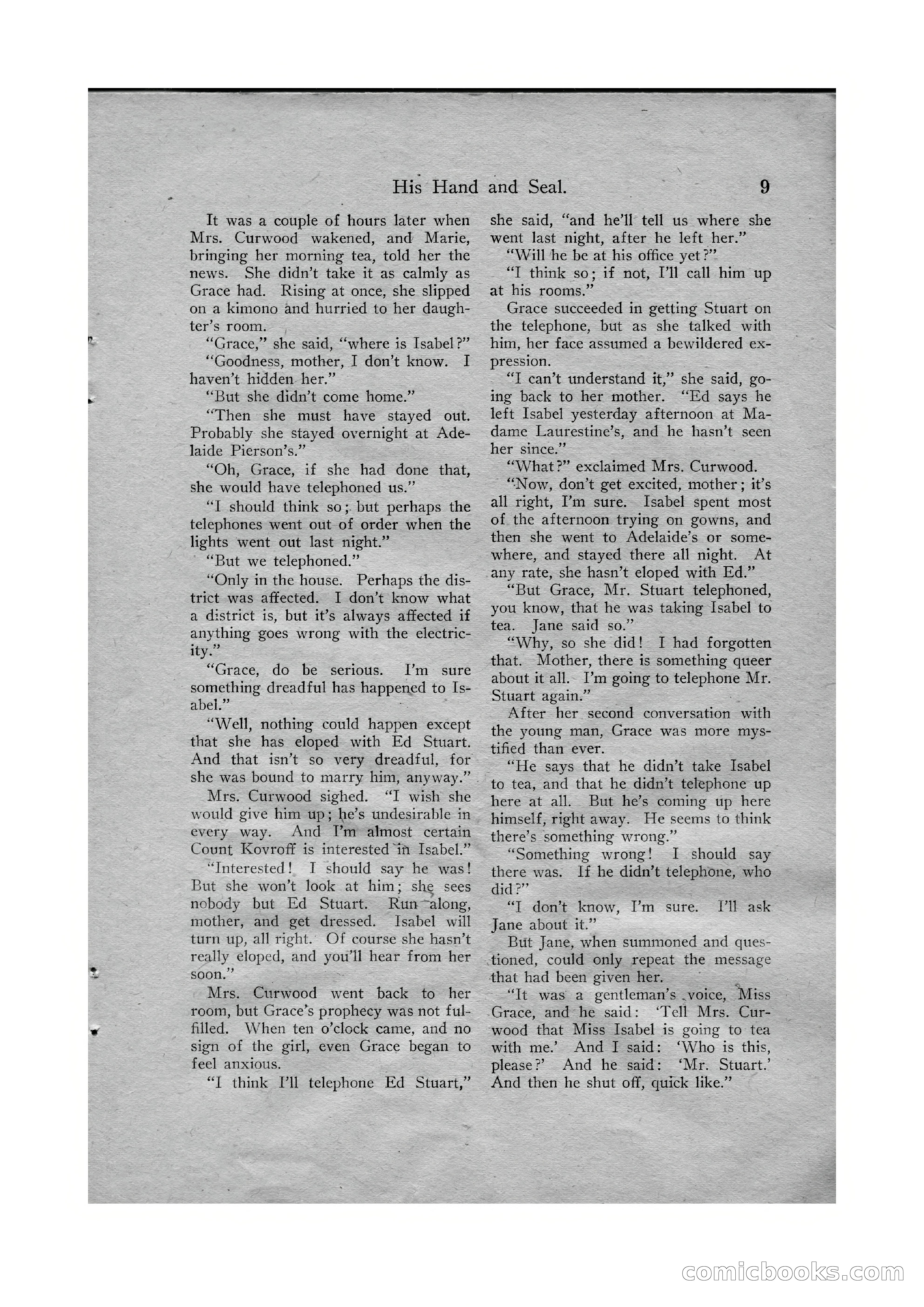 Detective Story Magazine, Vol. VI, No. 1 — page 11 of 132