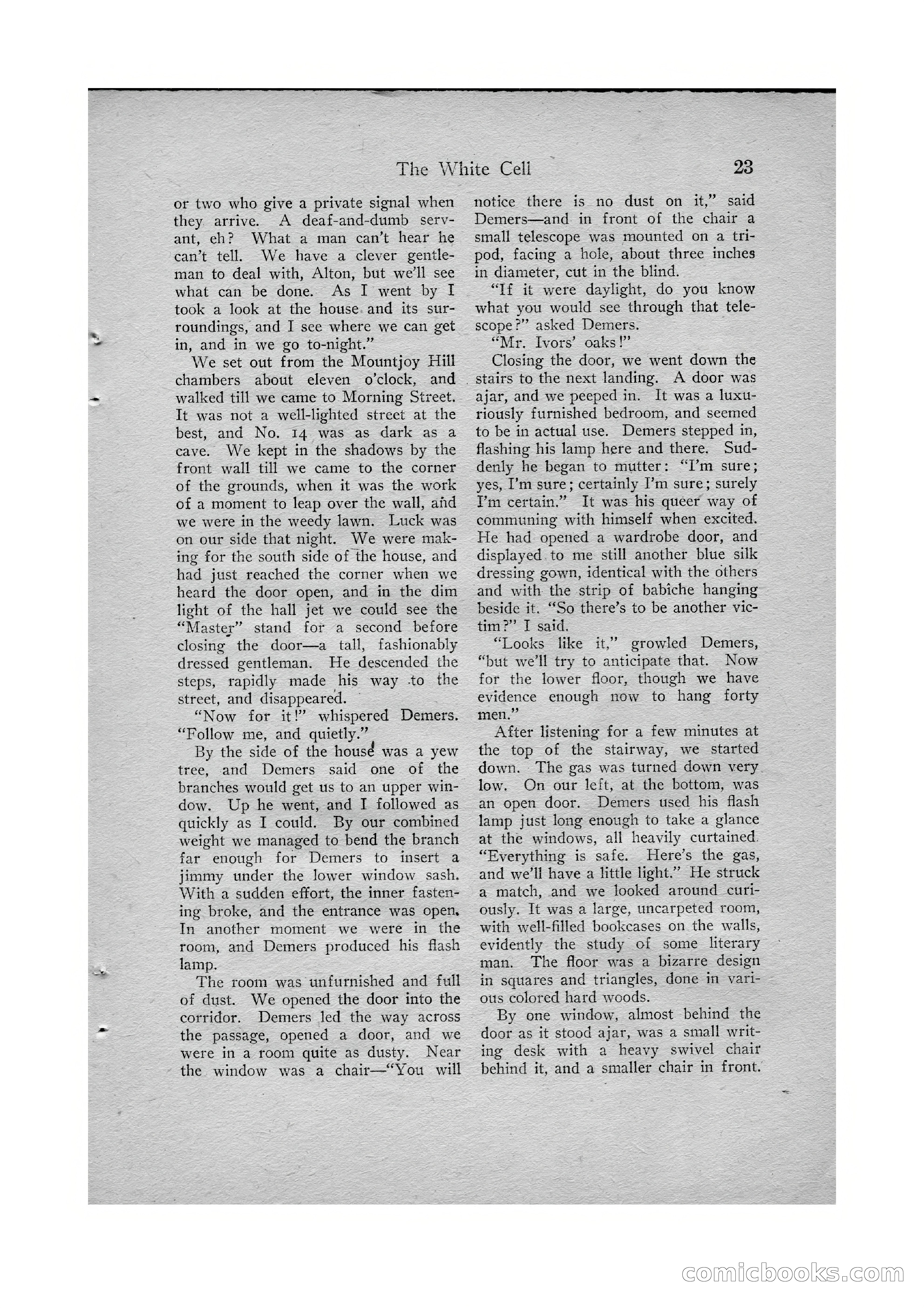 Detective Story Magazine, Vol. VI, No. 1 — page 25 of 132