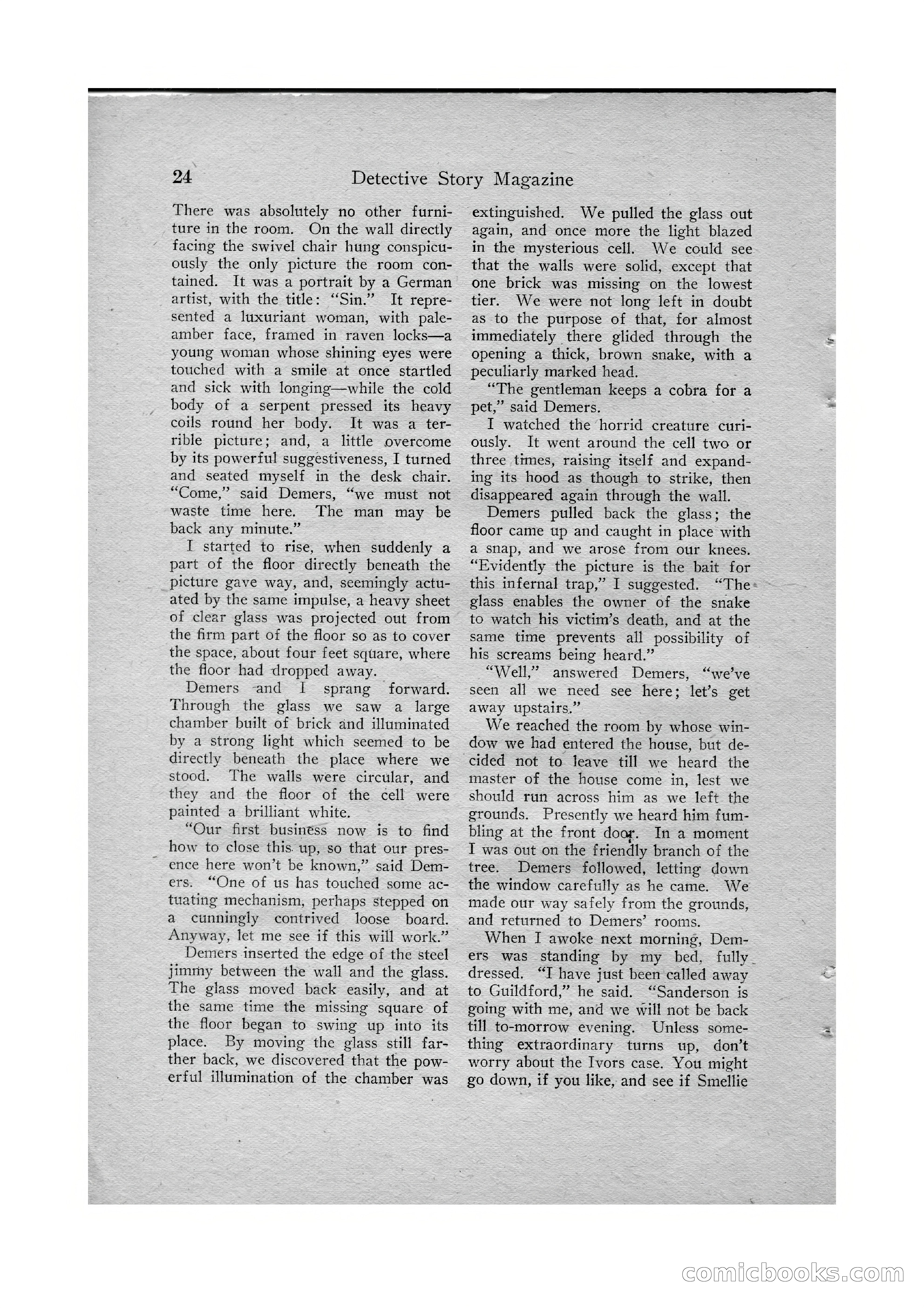 Detective Story Magazine, Vol. VI, No. 1 — page 26 of 132