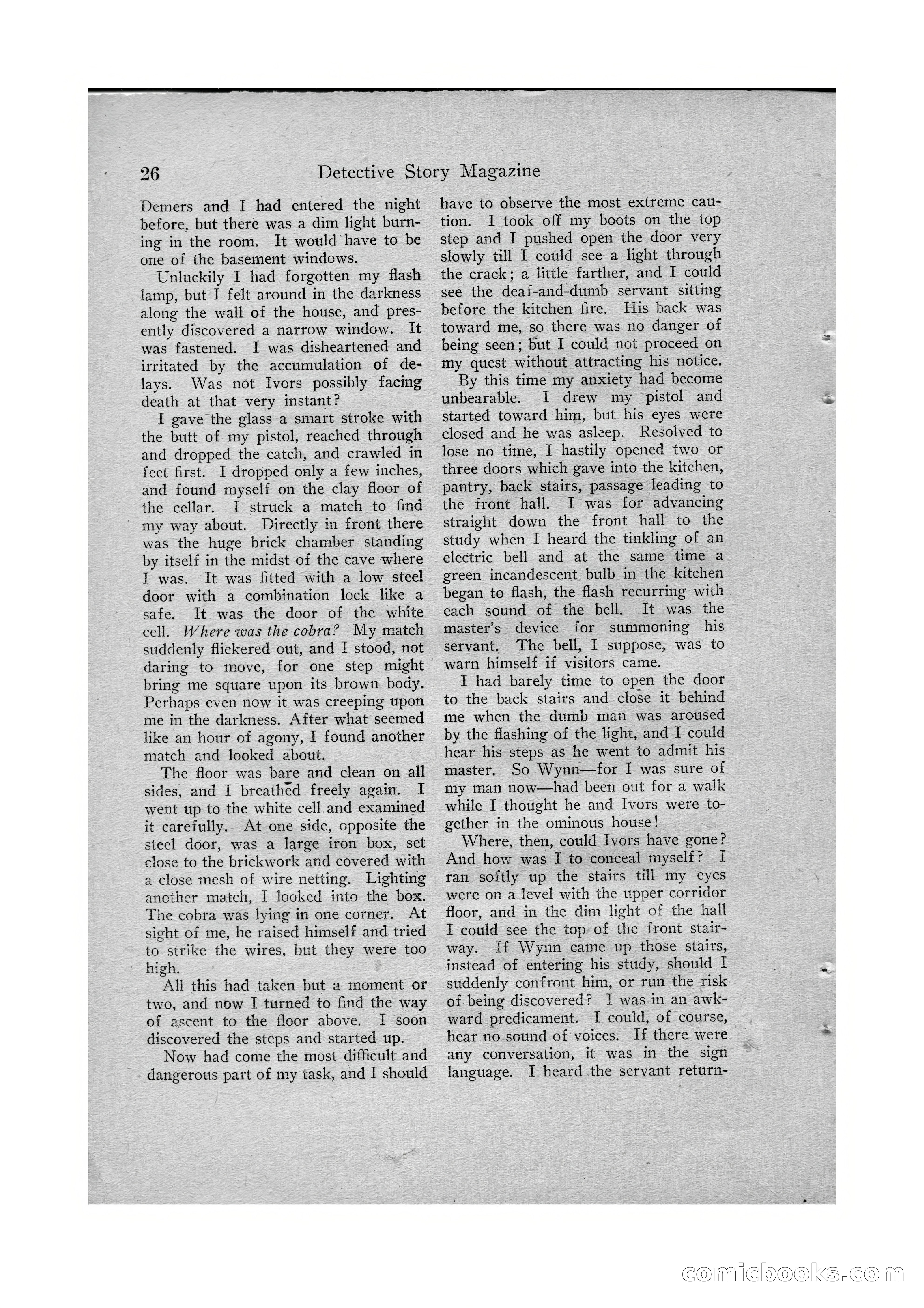 Detective Story Magazine, Vol. VI, No. 1 — page 28 of 132