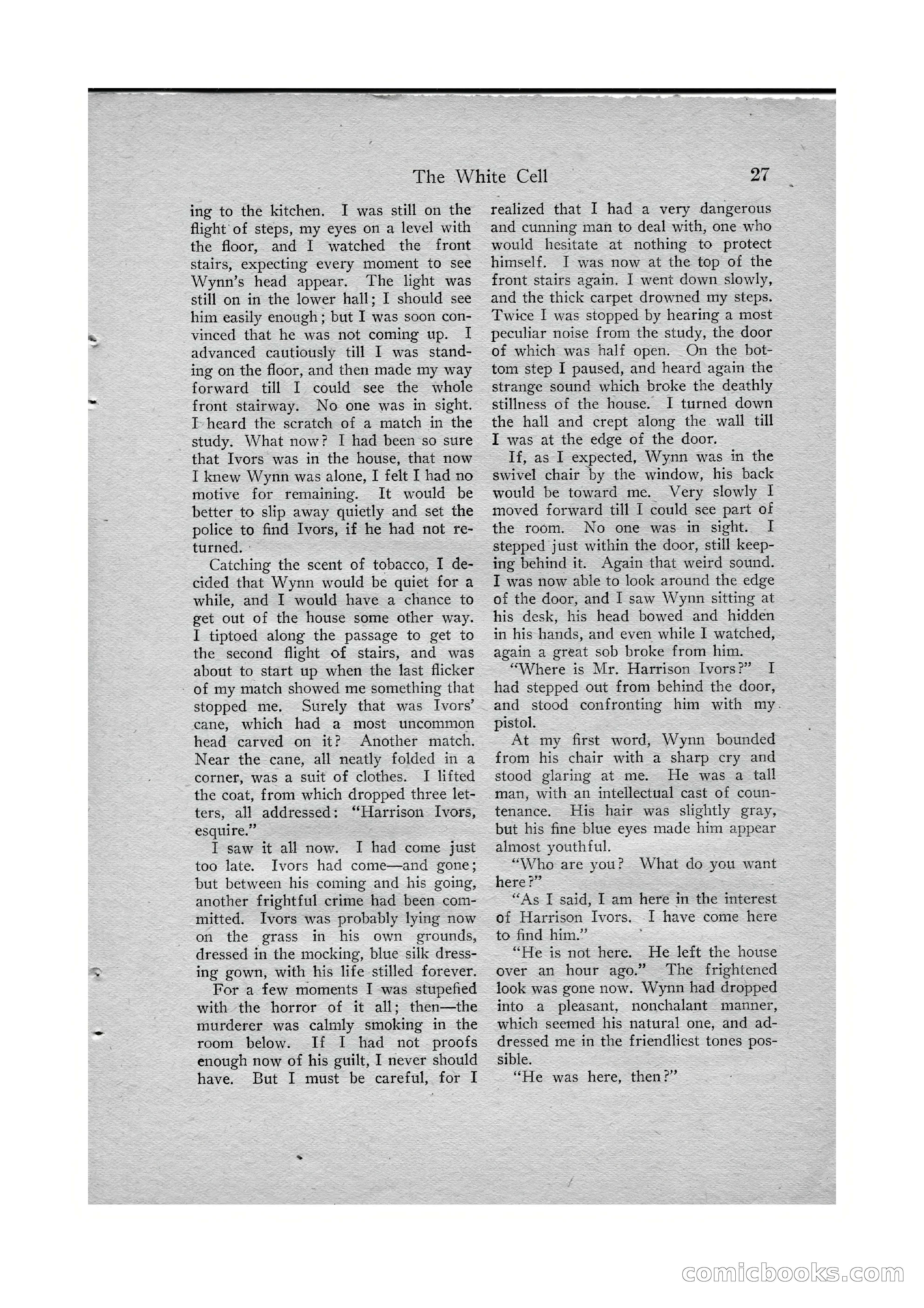 Detective Story Magazine, Vol. VI, No. 1 — page 29 of 132