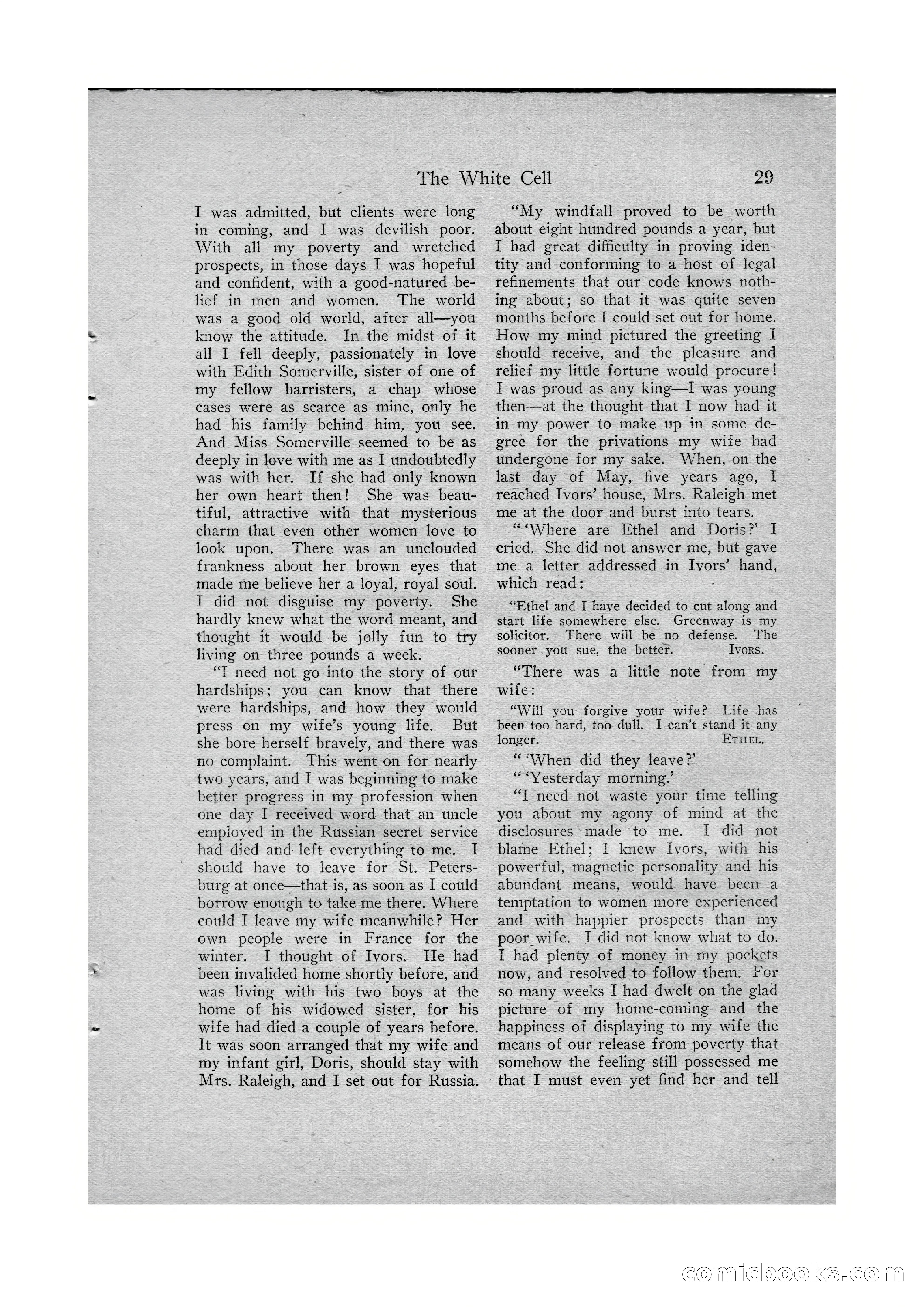 Detective Story Magazine, Vol. VI, No. 1 — page 31 of 132