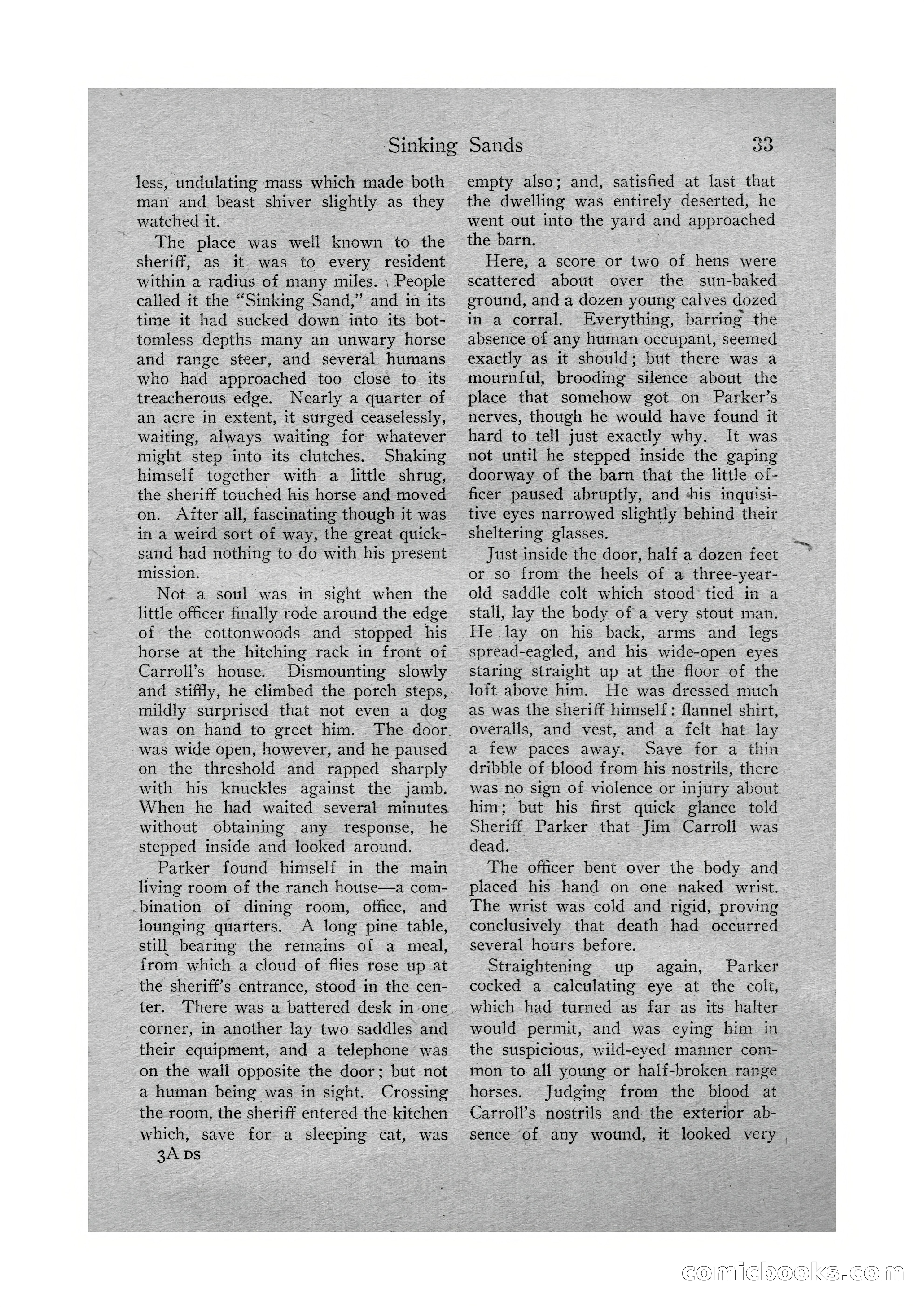 Detective Story Magazine, Vol. VI, No. 1 — page 35 of 132