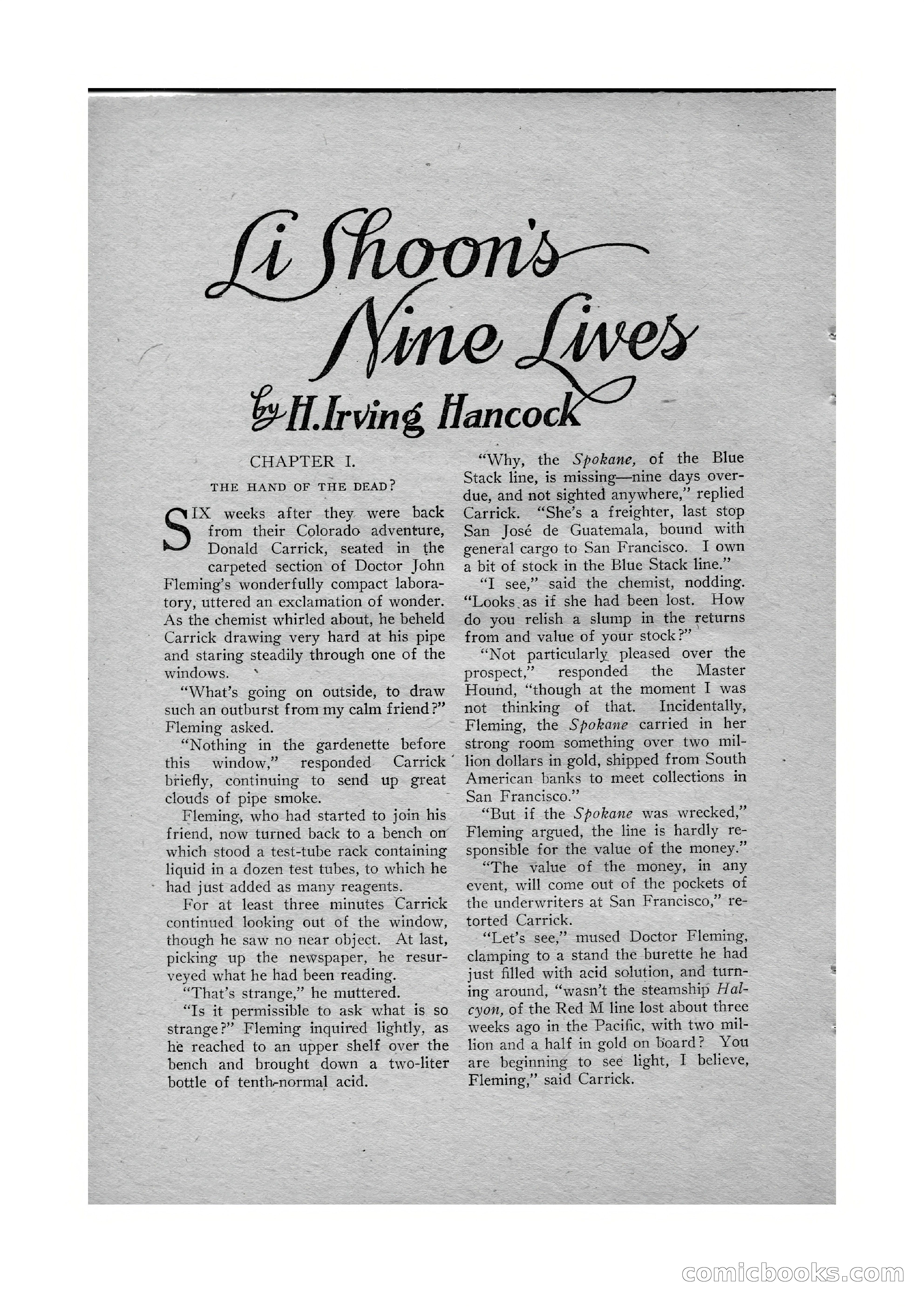 Detective Story Magazine, Vol. VI, No. 1 — page 40 of 132