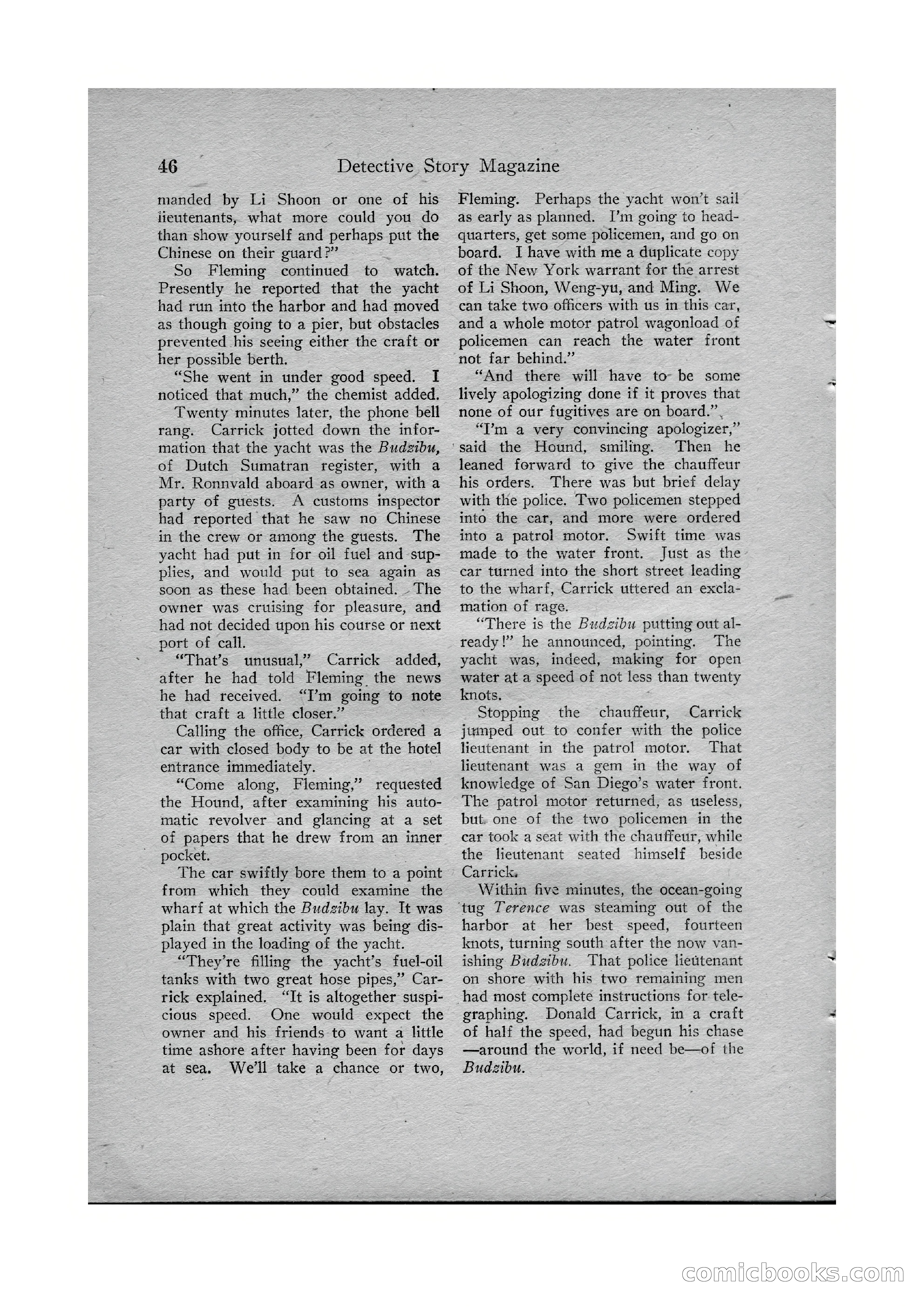 Detective Story Magazine, Vol. VI, No. 1 — page 48 of 132