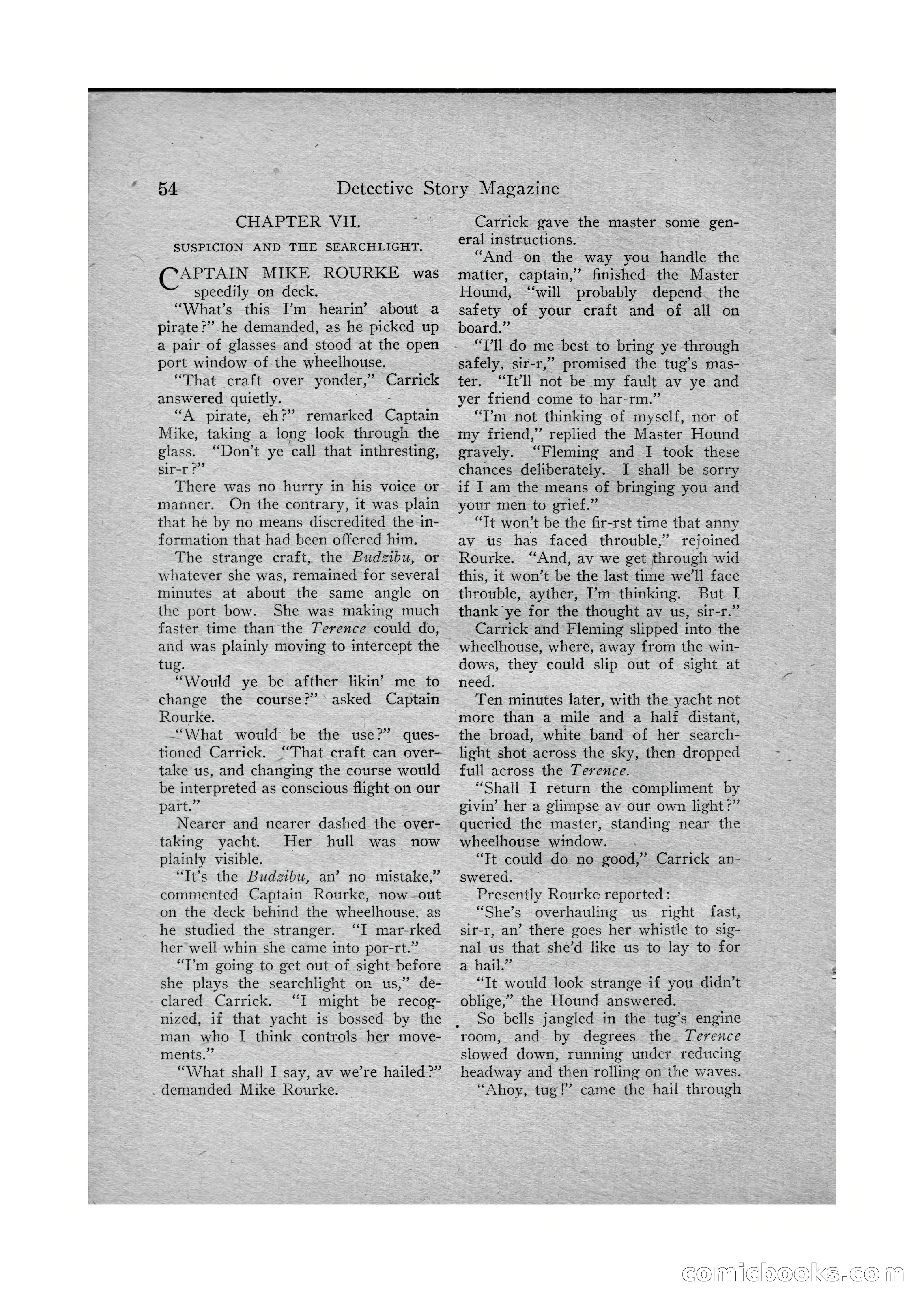 Detective Story Magazine, Vol. VI, No. 1 — page 56 of 132