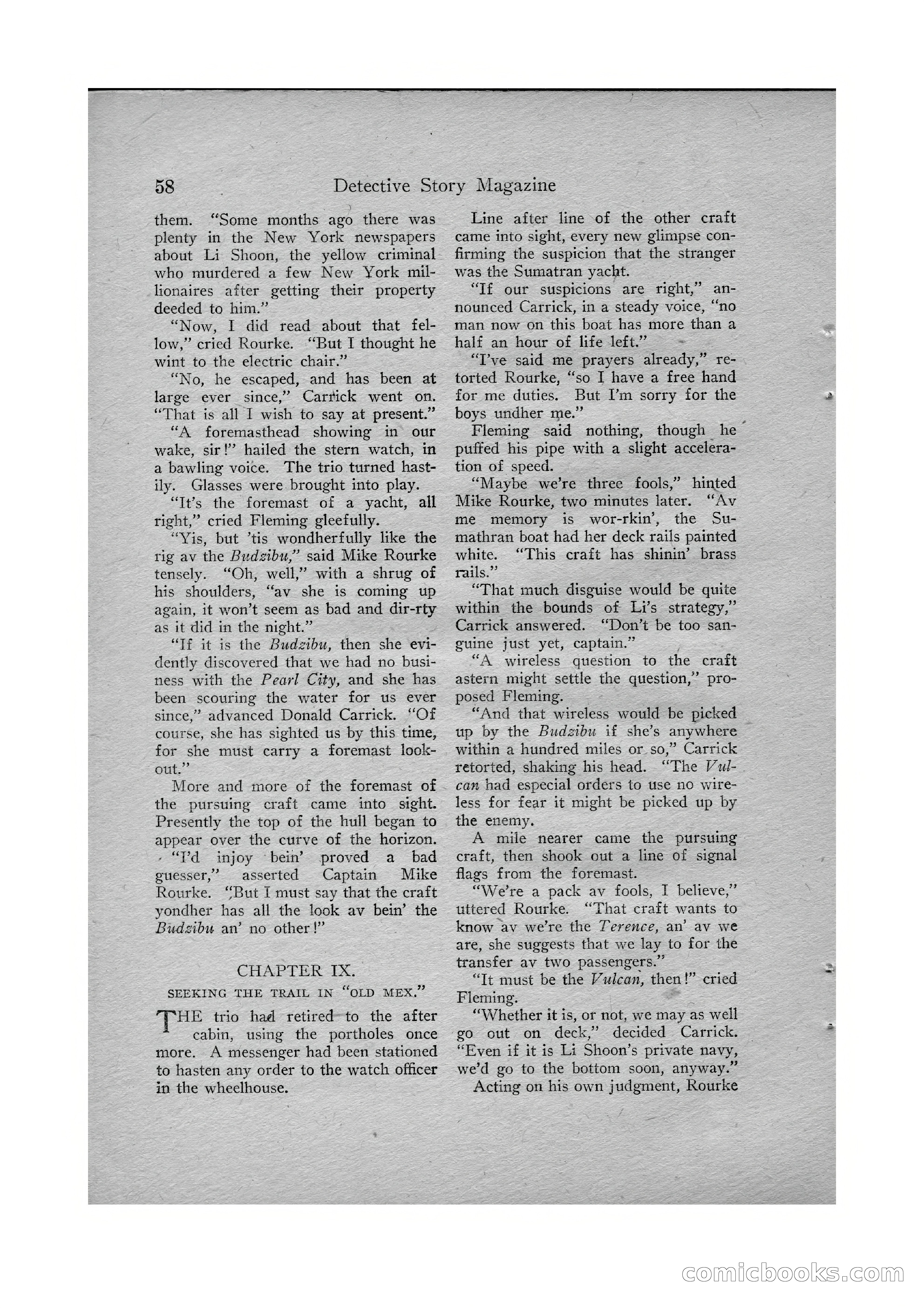 Detective Story Magazine, Vol. VI, No. 1 — page 60 of 132