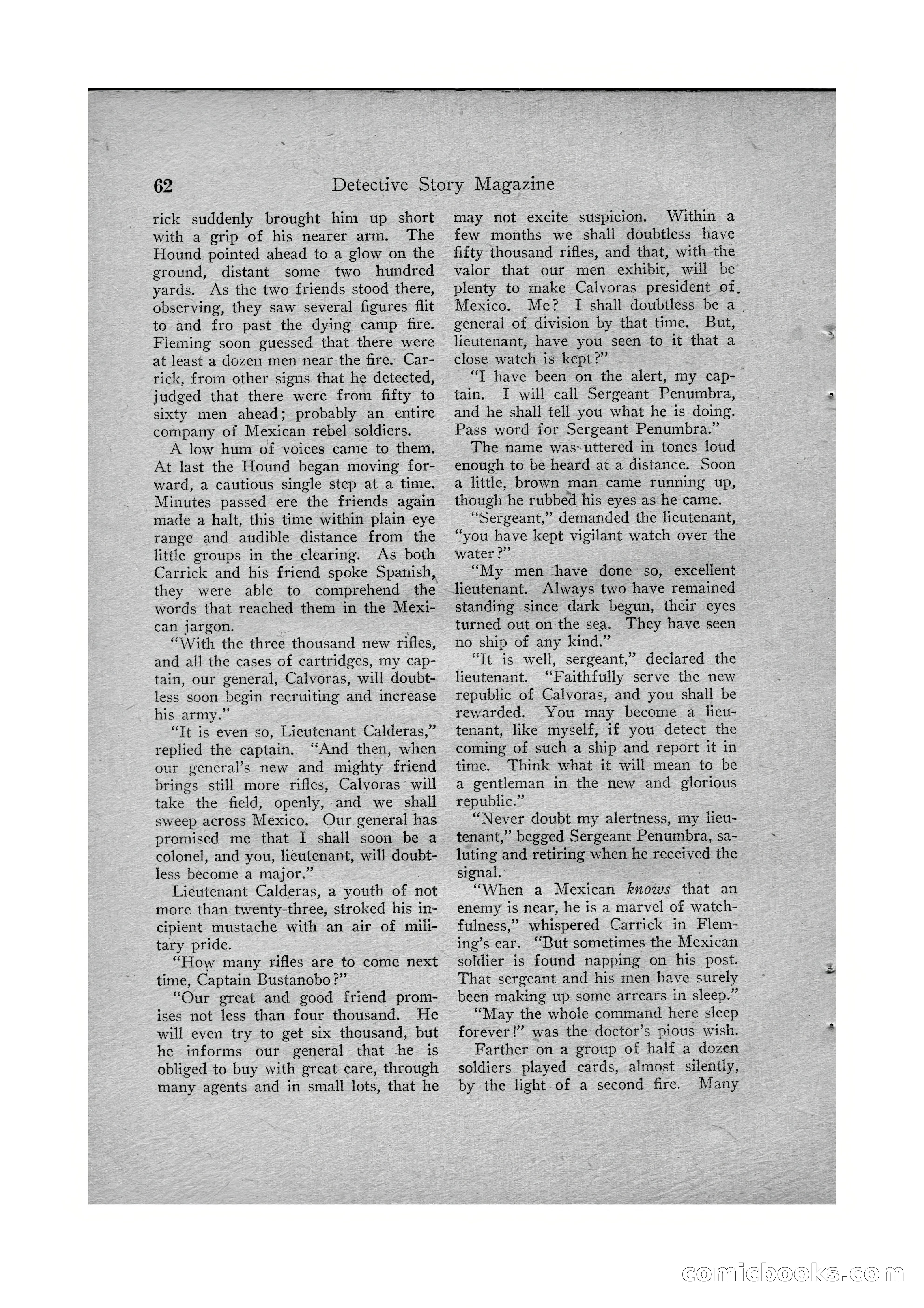 Detective Story Magazine, Vol. VI, No. 1 — page 64 of 132