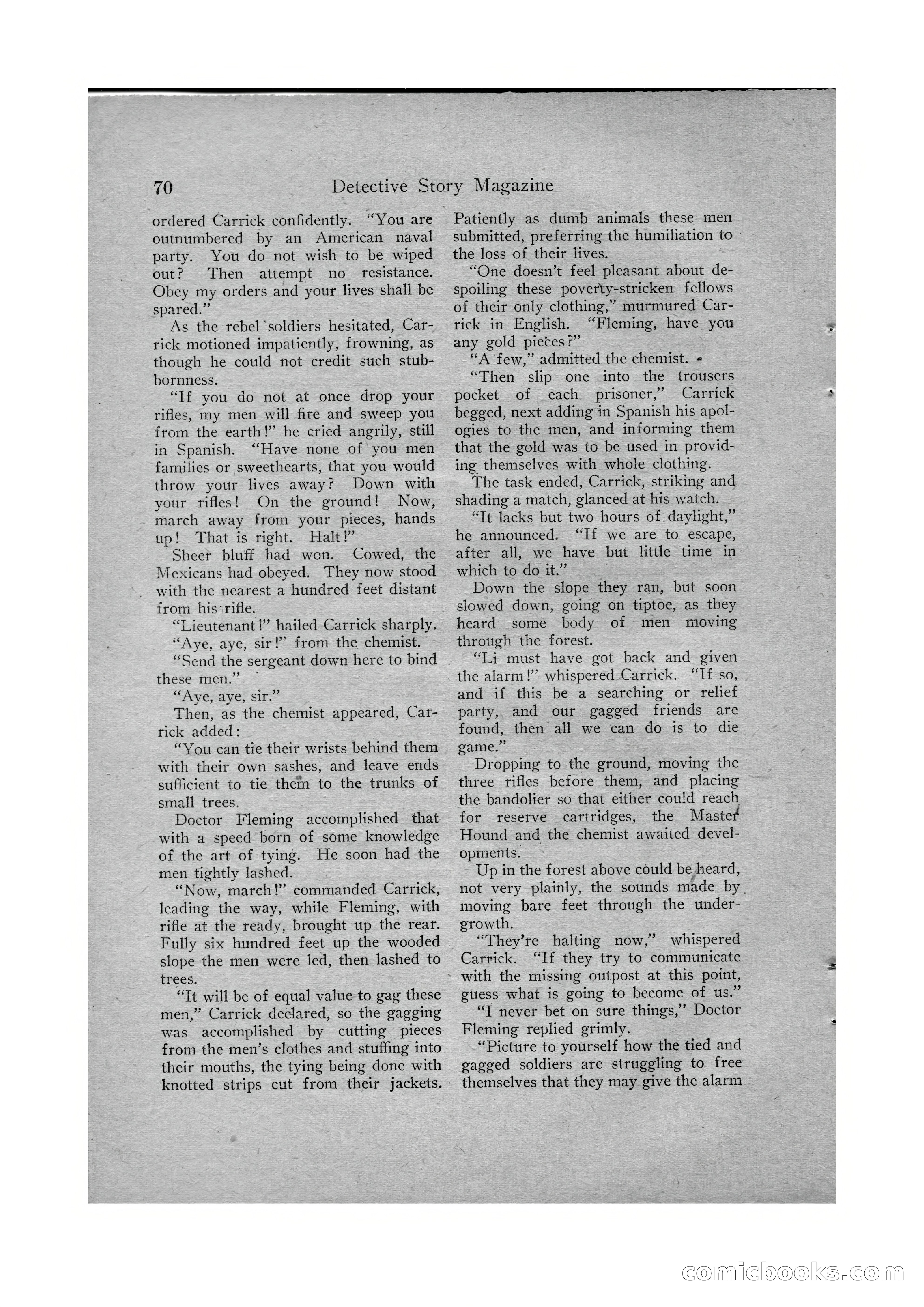 Detective Story Magazine, Vol. VI, No. 1 — page 72 of 132