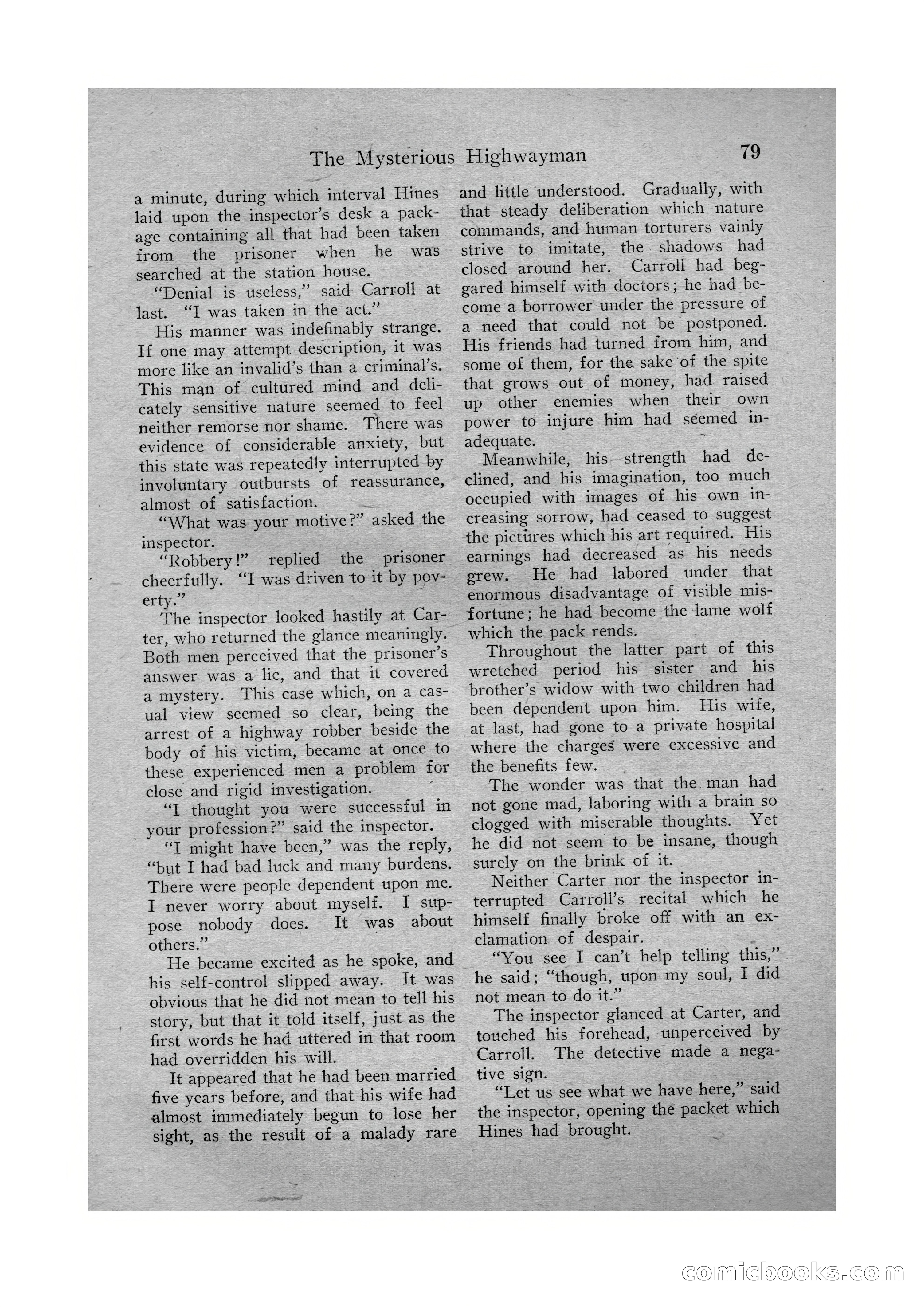Detective Story Magazine, Vol. VI, No. 1 — page 81 of 132