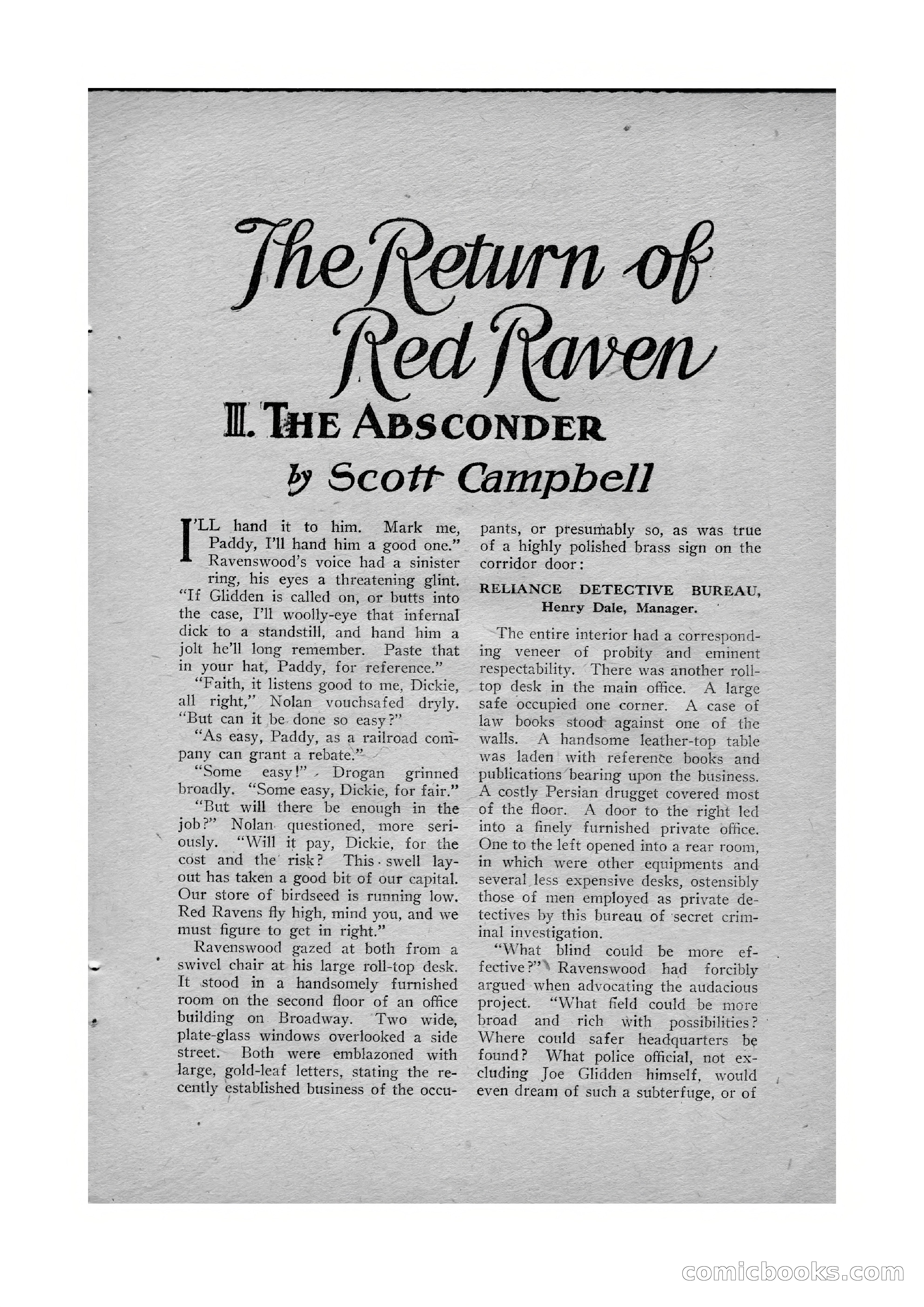 Detective Story Magazine, Vol. VI, No. 1 — page 89 of 132