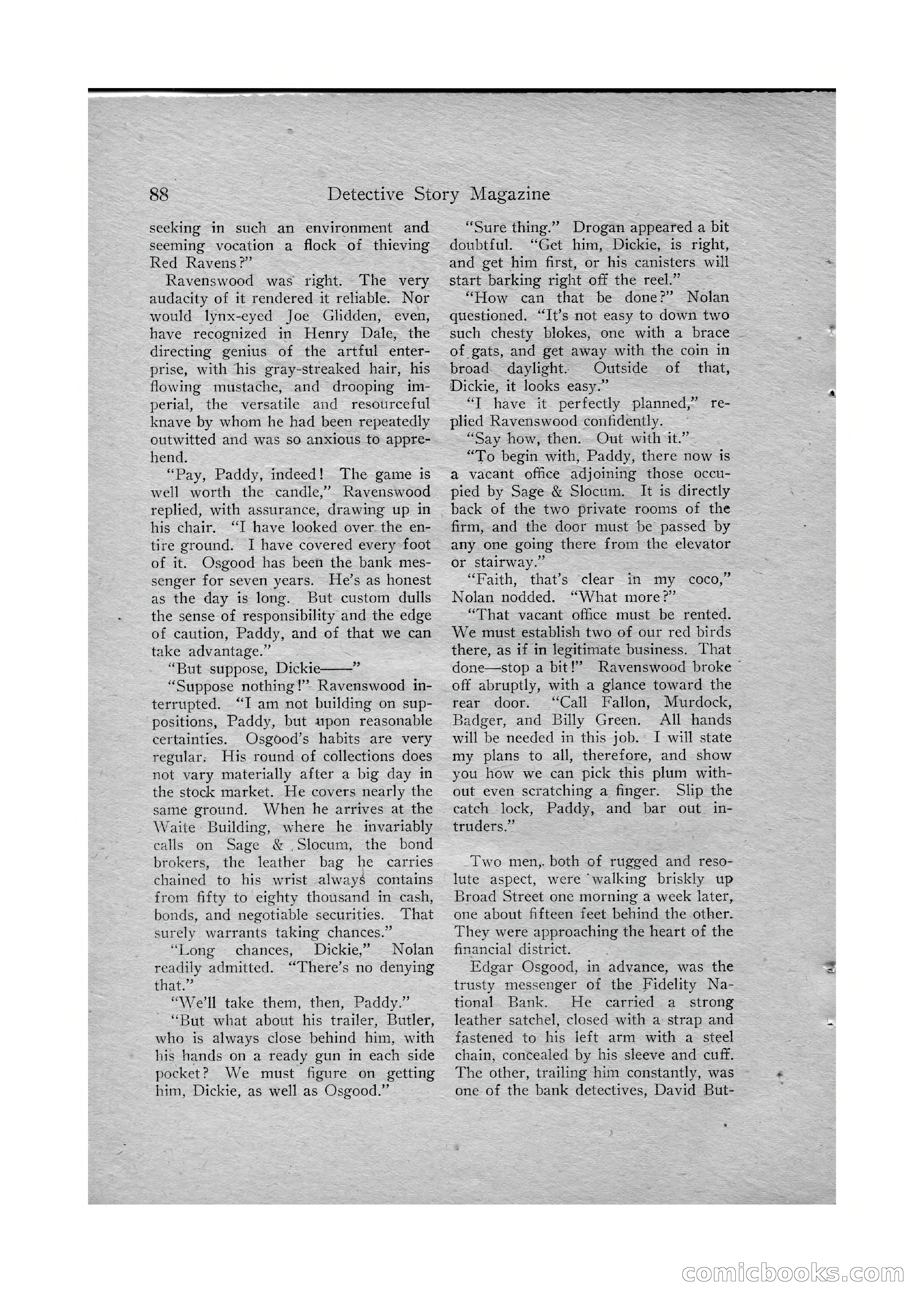 Detective Story Magazine, Vol. VI, No. 1 — page 90 of 132