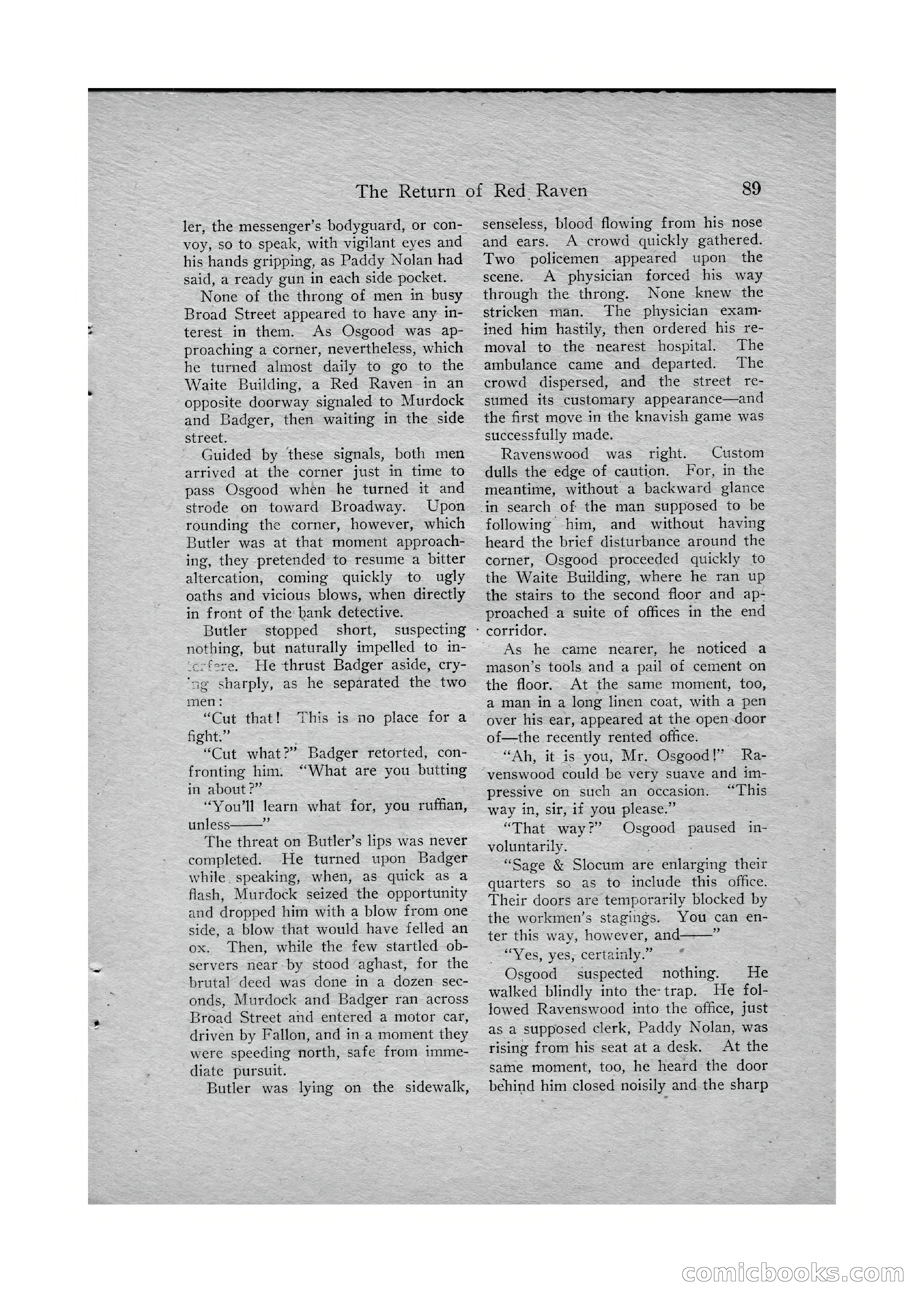 Detective Story Magazine, Vol. VI, No. 1 — page 91 of 132