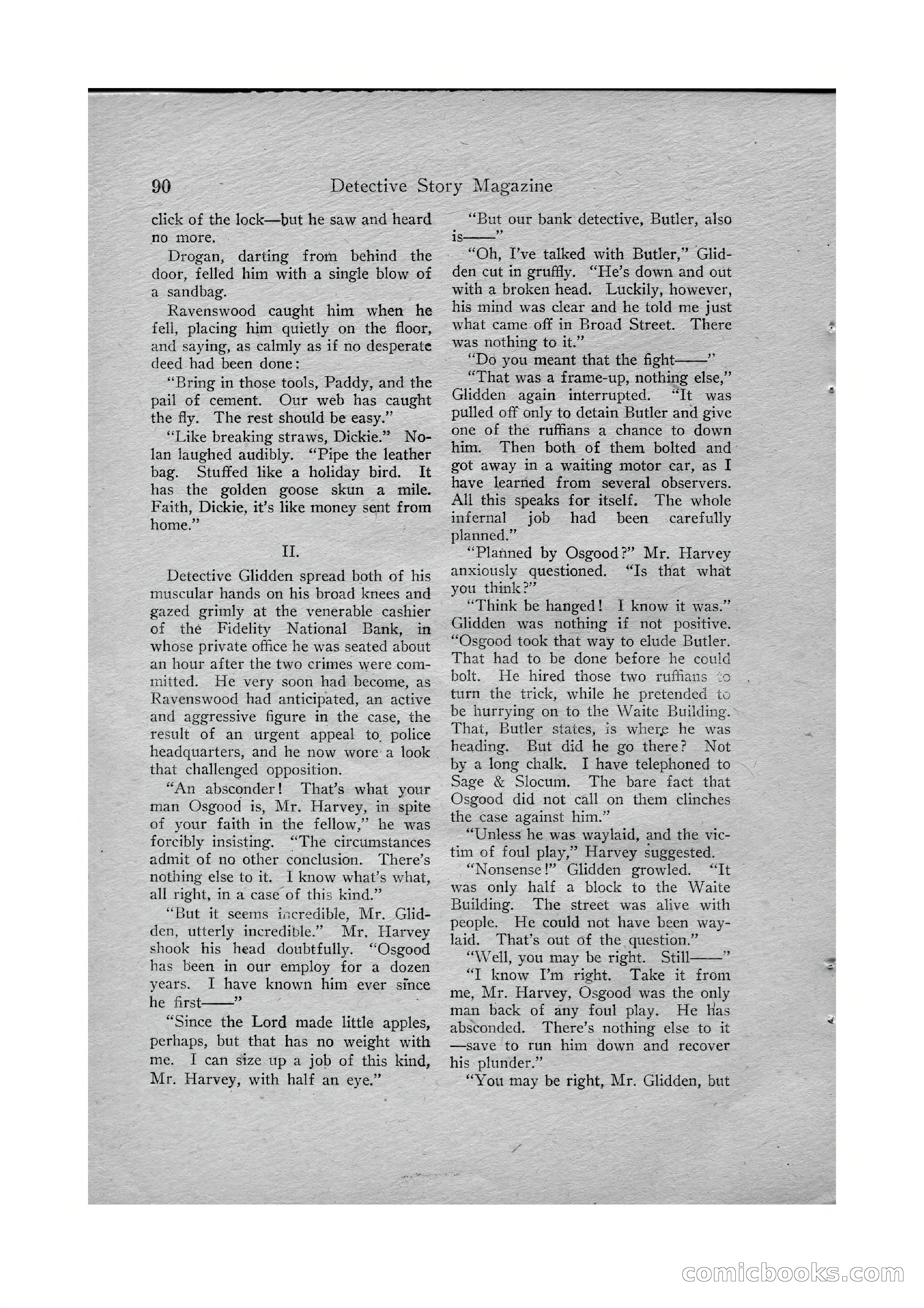Detective Story Magazine, Vol. VI, No. 1 — page 92 of 132