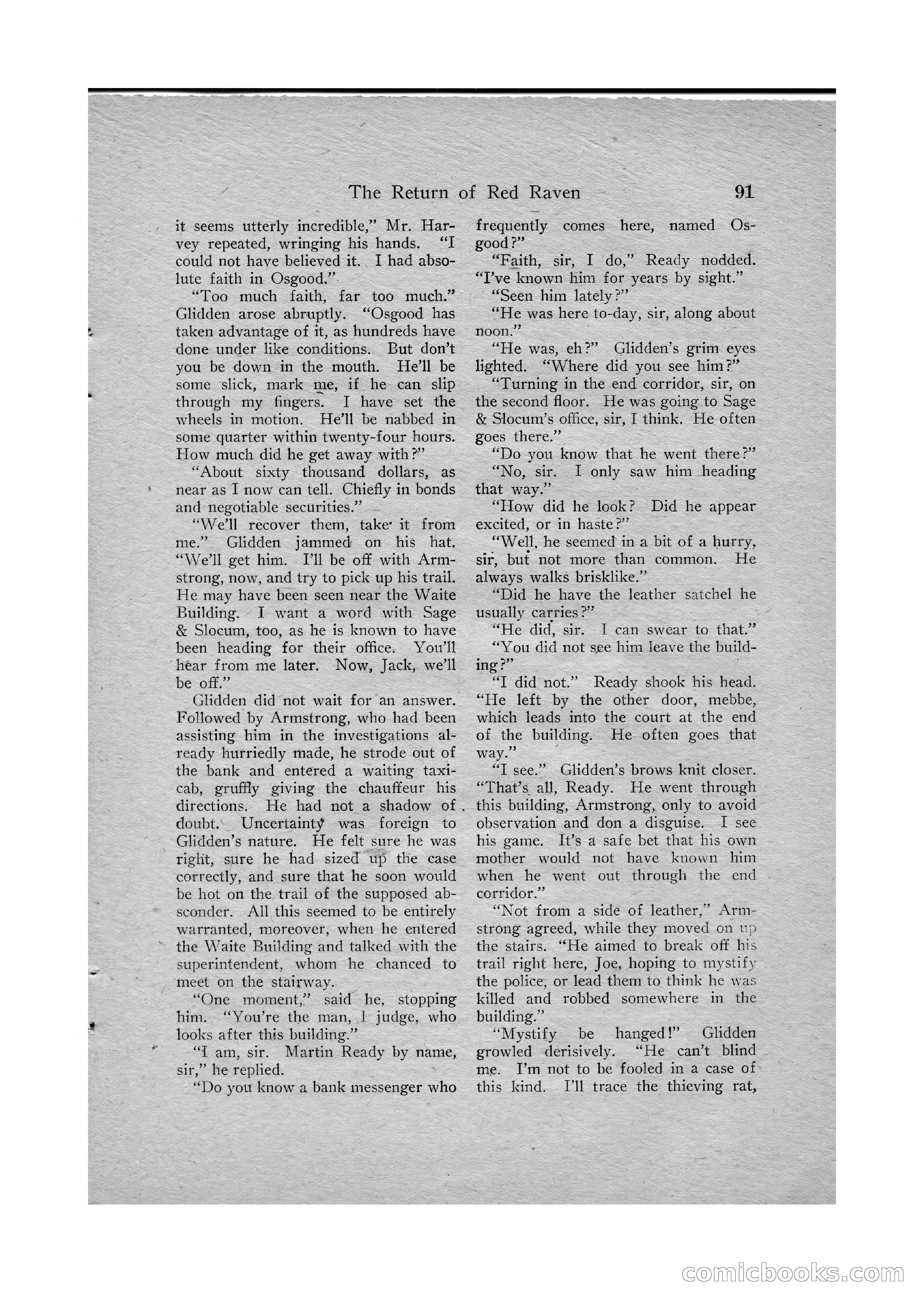 Detective Story Magazine, Vol. VI, No. 1 — page 93 of 132