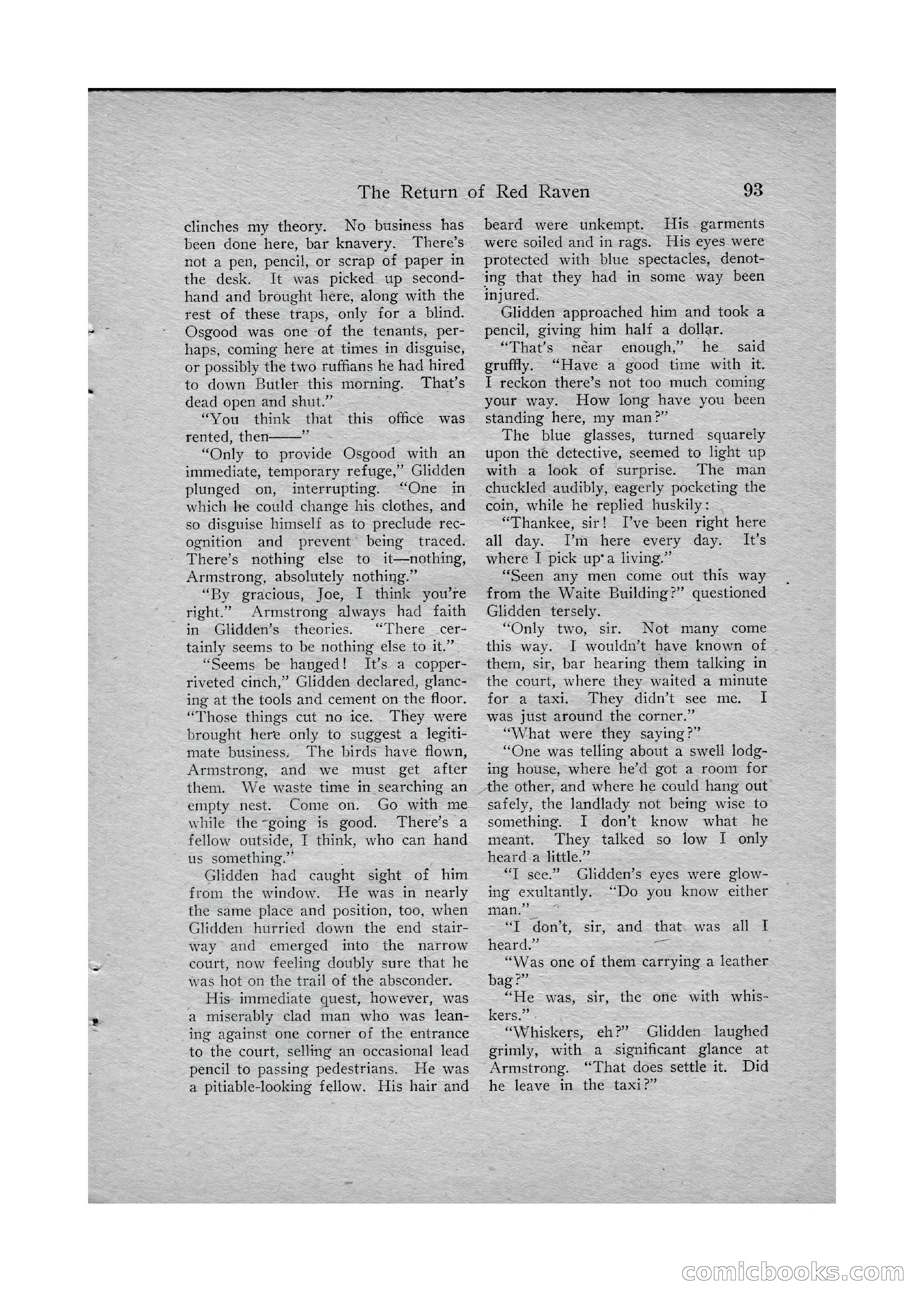 Detective Story Magazine, Vol. VI, No. 1 — page 95 of 132