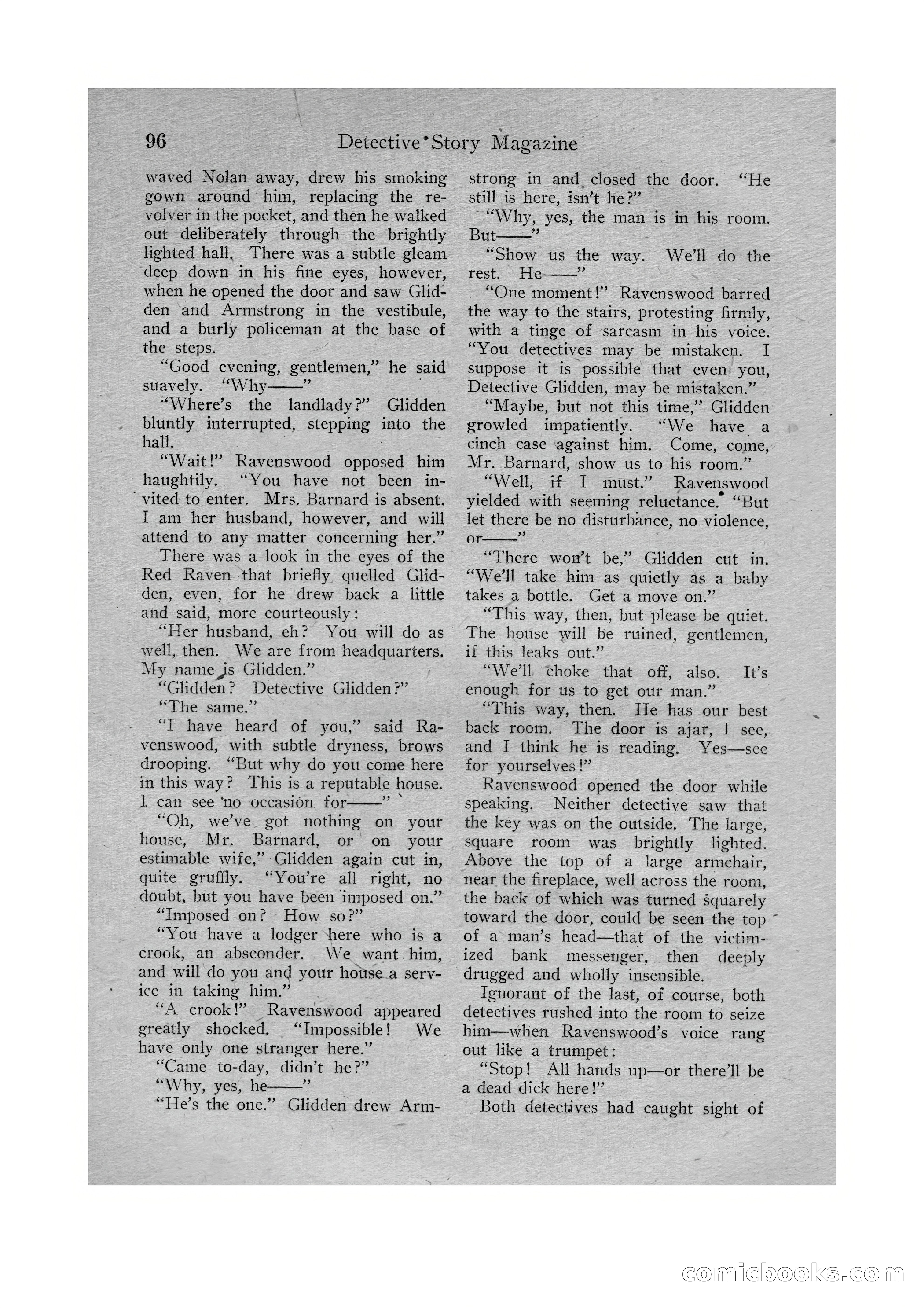 Detective Story Magazine, Vol. VI, No. 1 — page 98 of 132