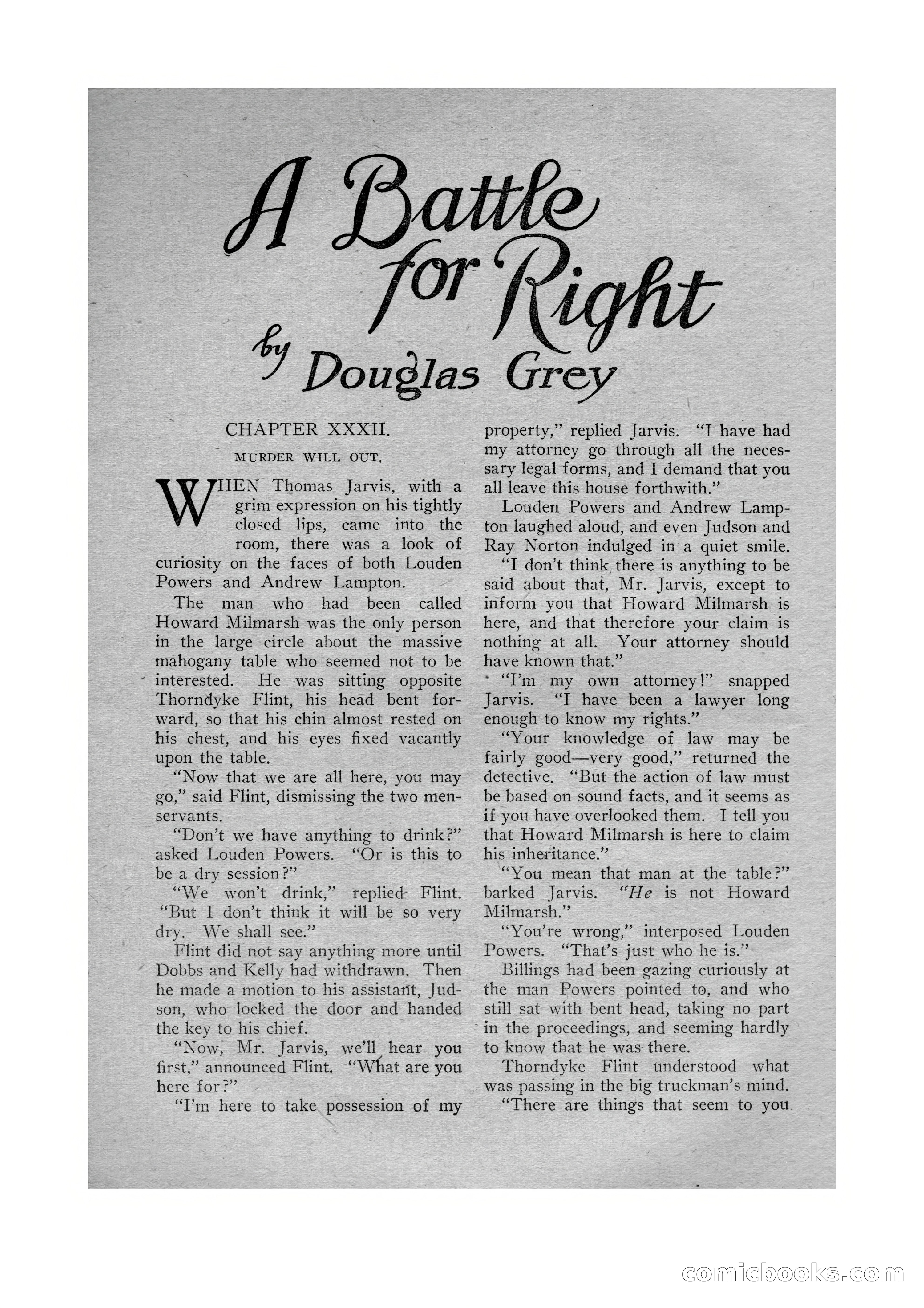 Detective Story Magazine, Vol. VI, No. 1 — page 100 of 132
