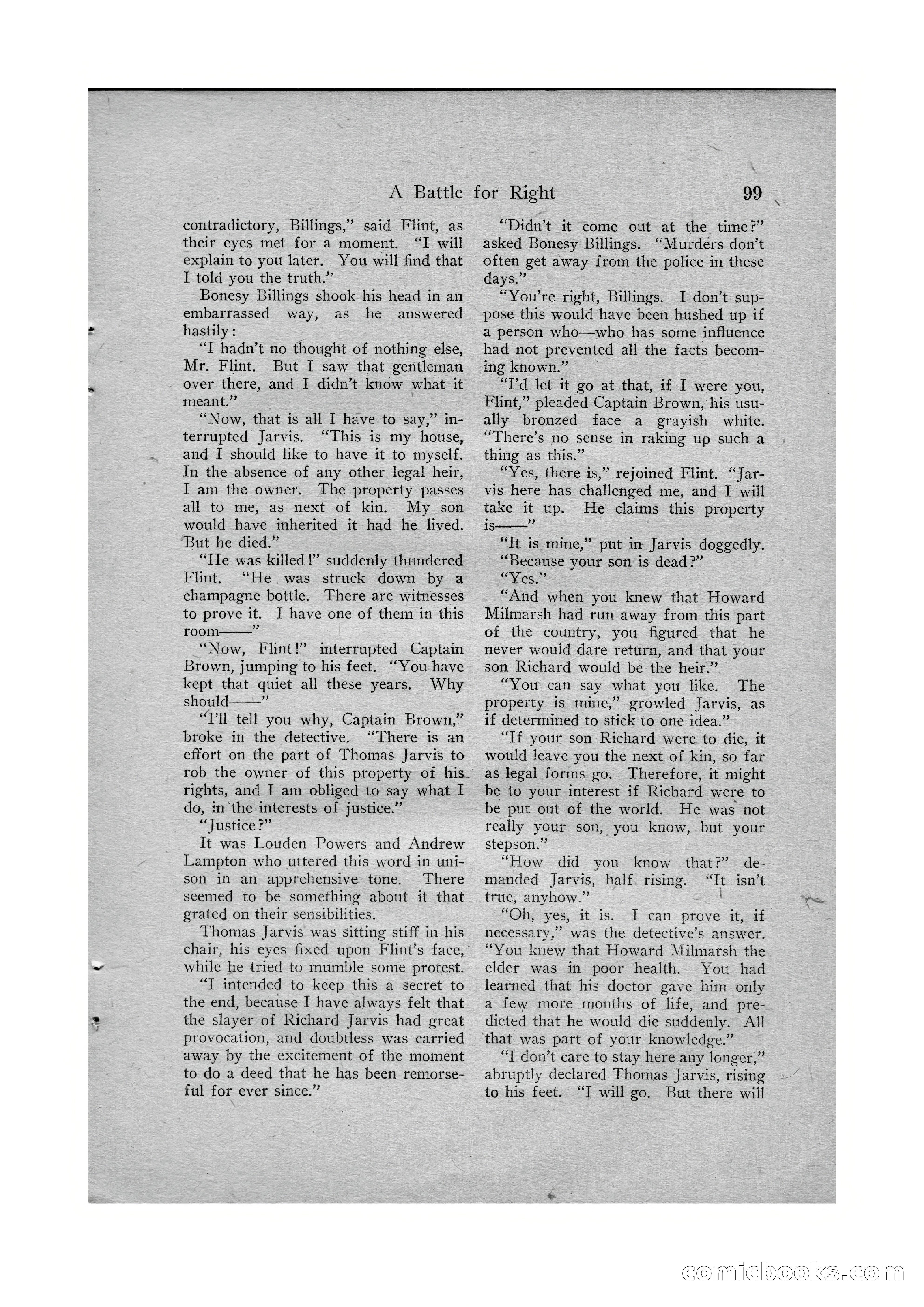Detective Story Magazine, Vol. VI, No. 1 — page 101 of 132