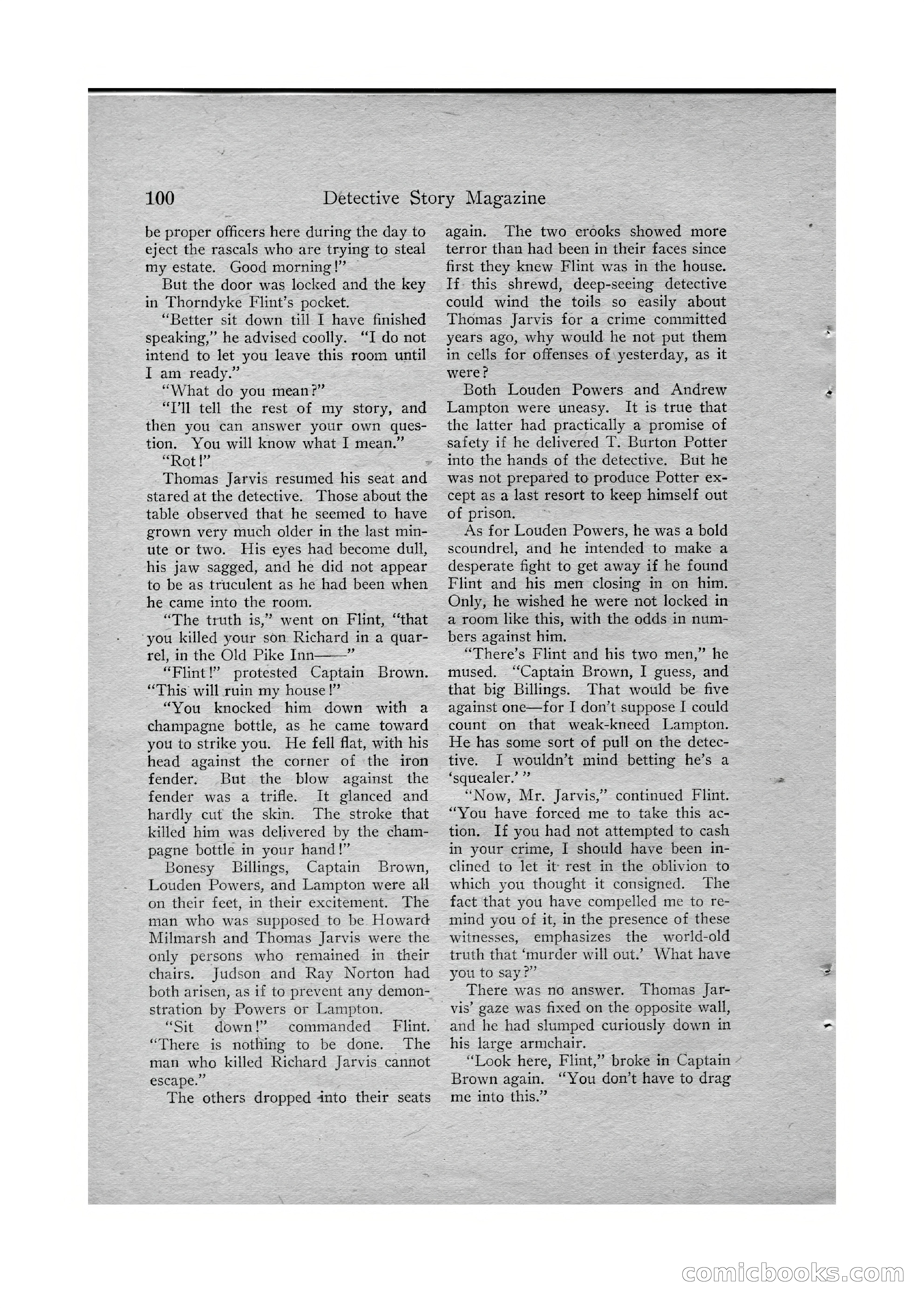Detective Story Magazine, Vol. VI, No. 1 — page 102 of 132