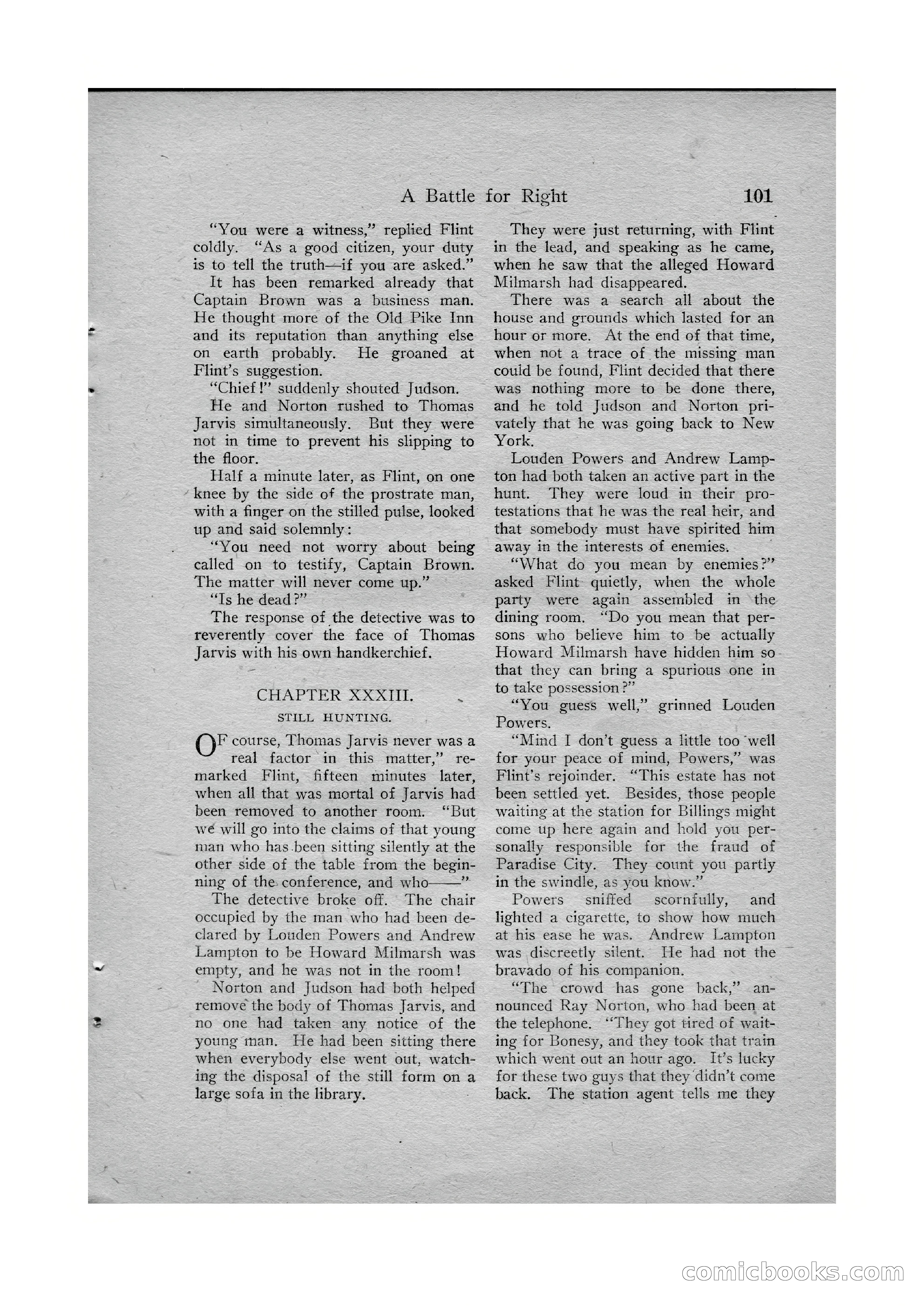 Detective Story Magazine, Vol. VI, No. 1 — page 103 of 132