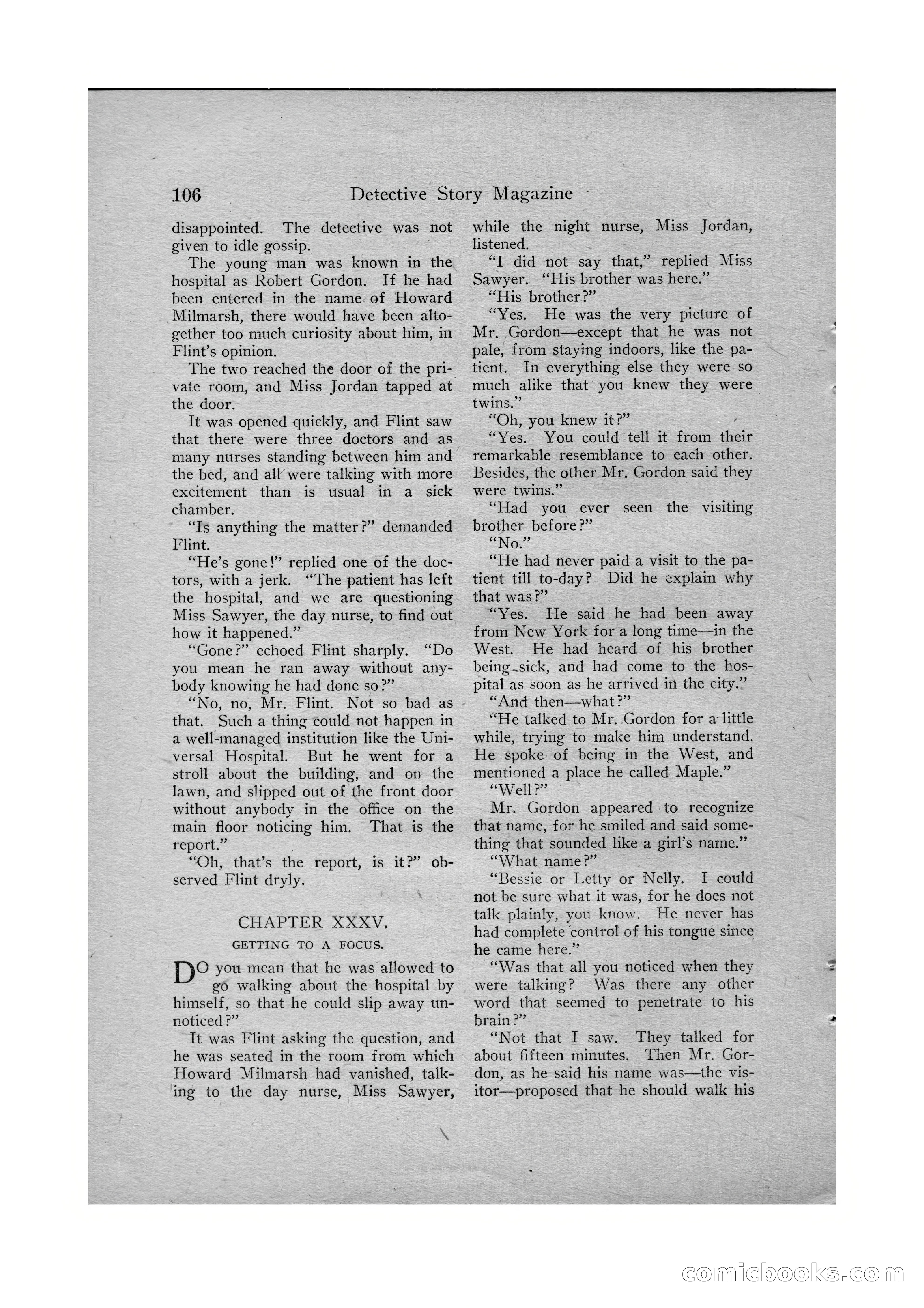 Detective Story Magazine, Vol. VI, No. 1 — page 108 of 132