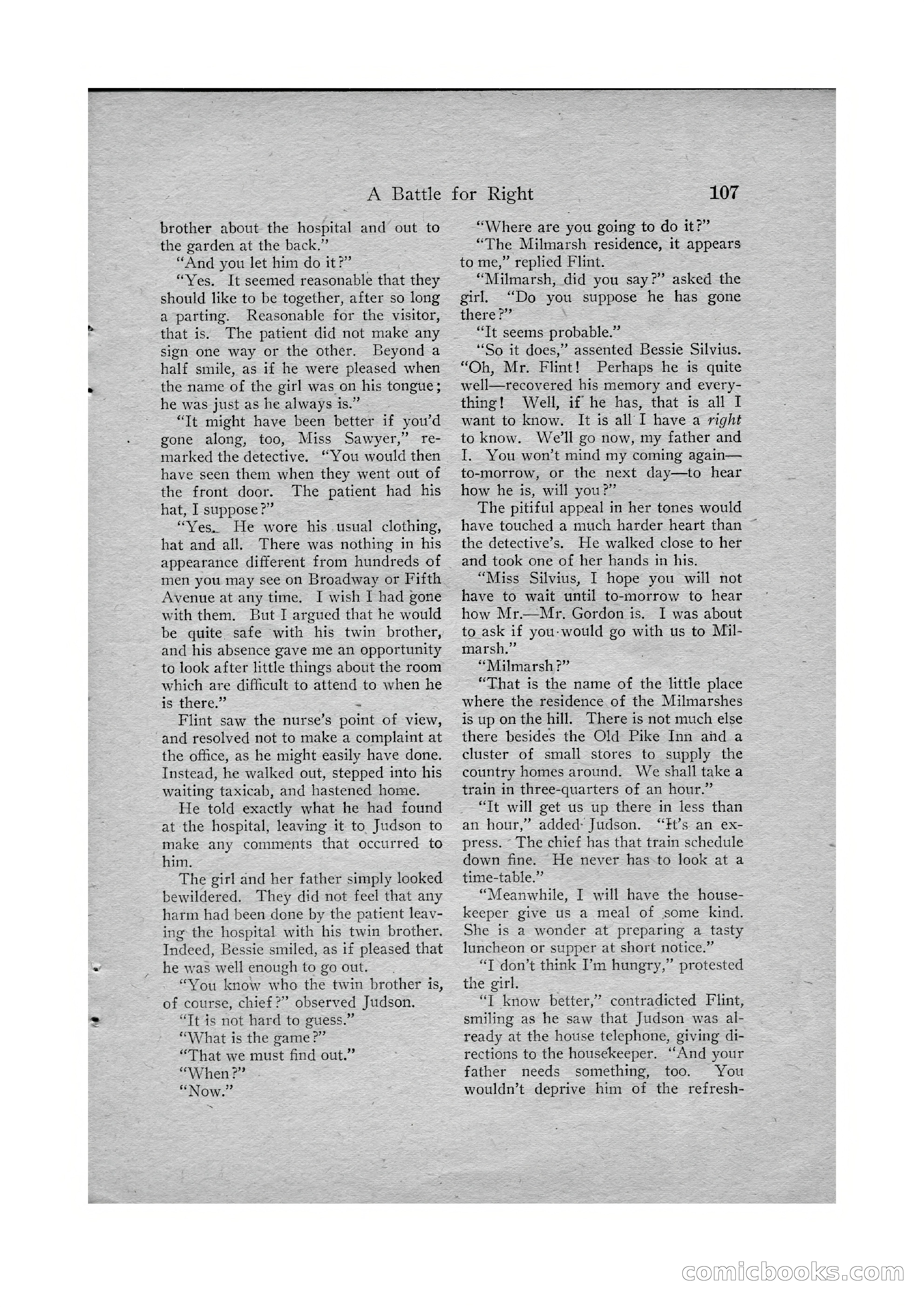 Detective Story Magazine, Vol. VI, No. 1 — page 109 of 132