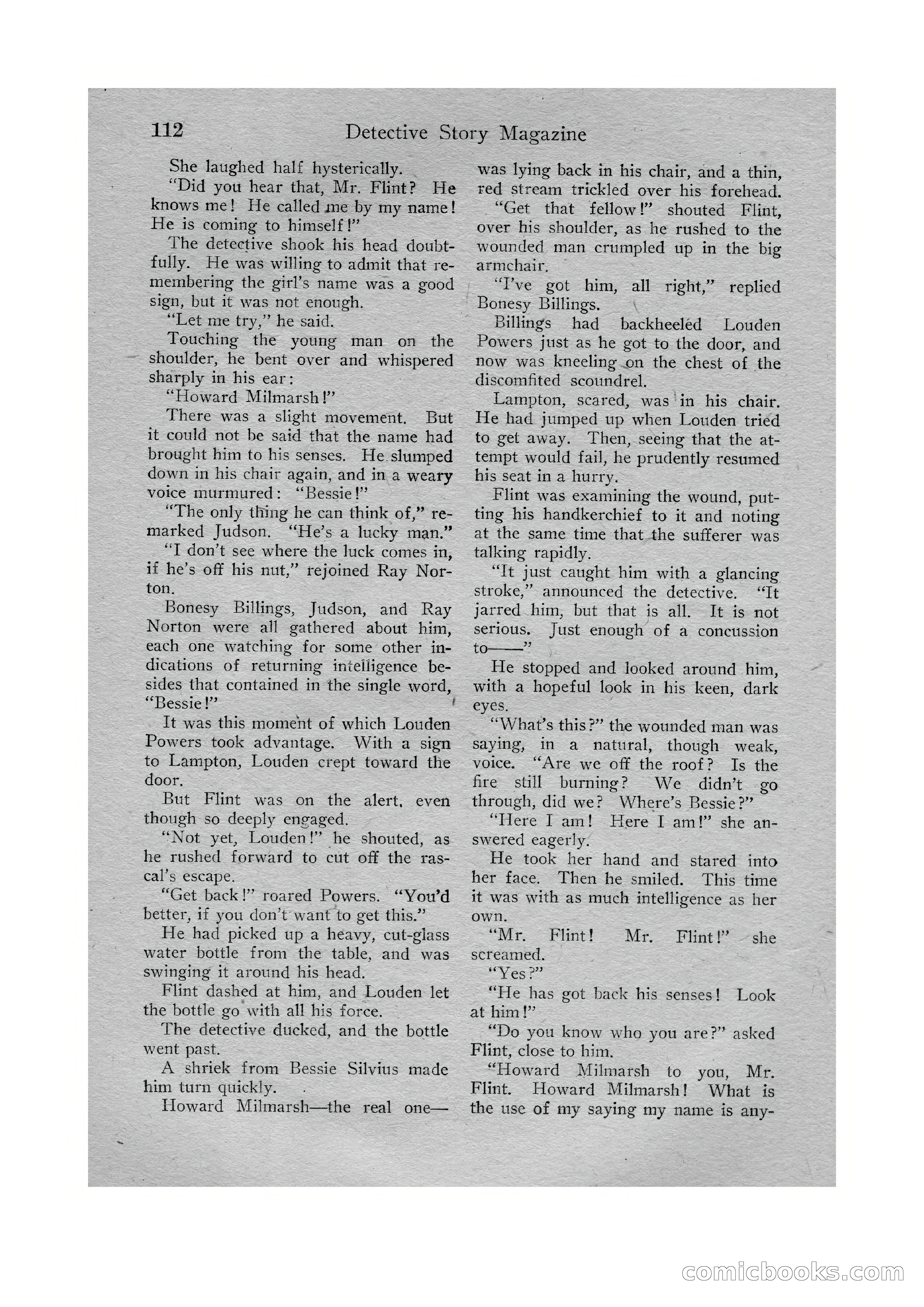 Detective Story Magazine, Vol. VI, No. 1 — page 114 of 132