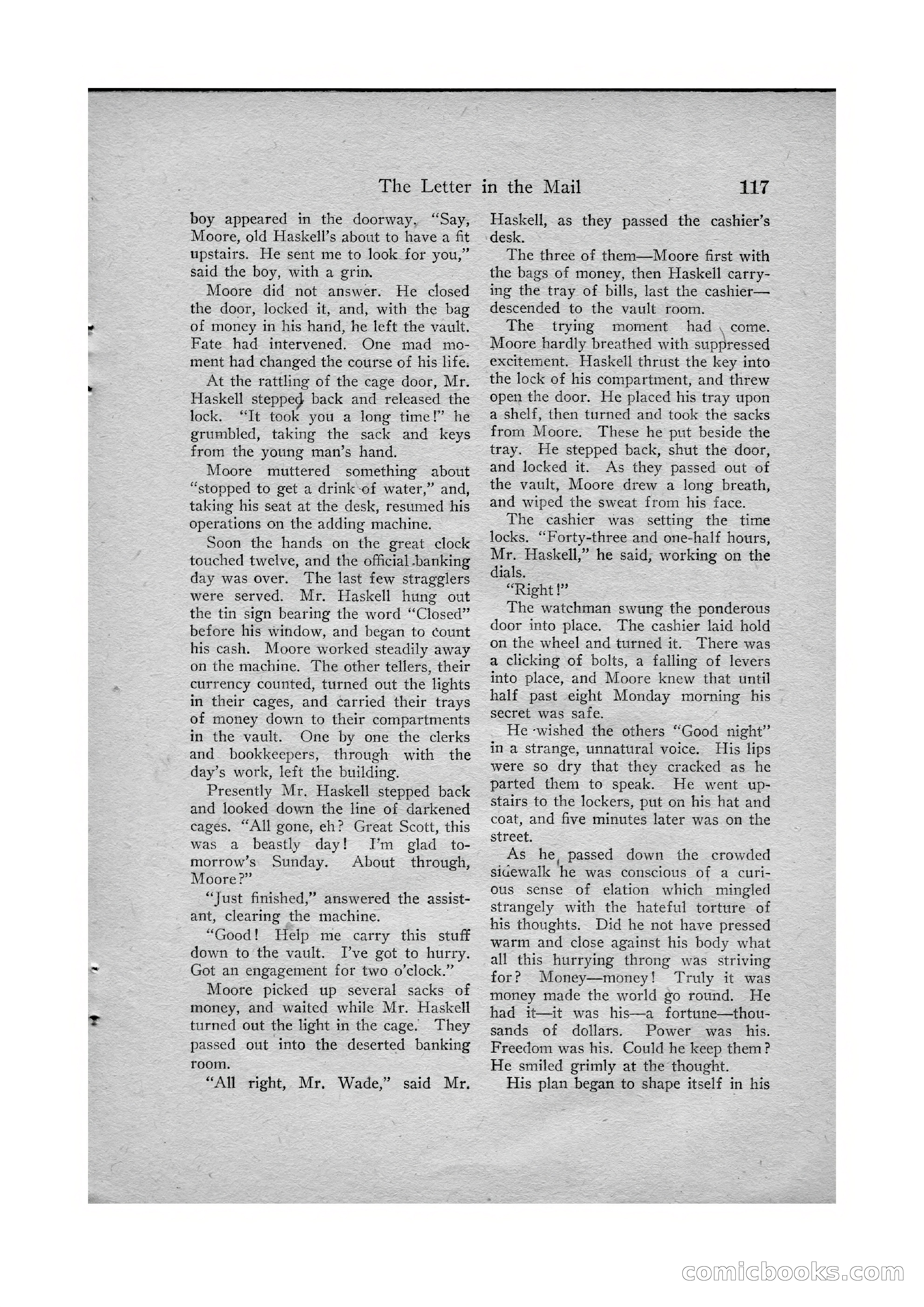 Detective Story Magazine, Vol. VI, No. 1 — page 119 of 132