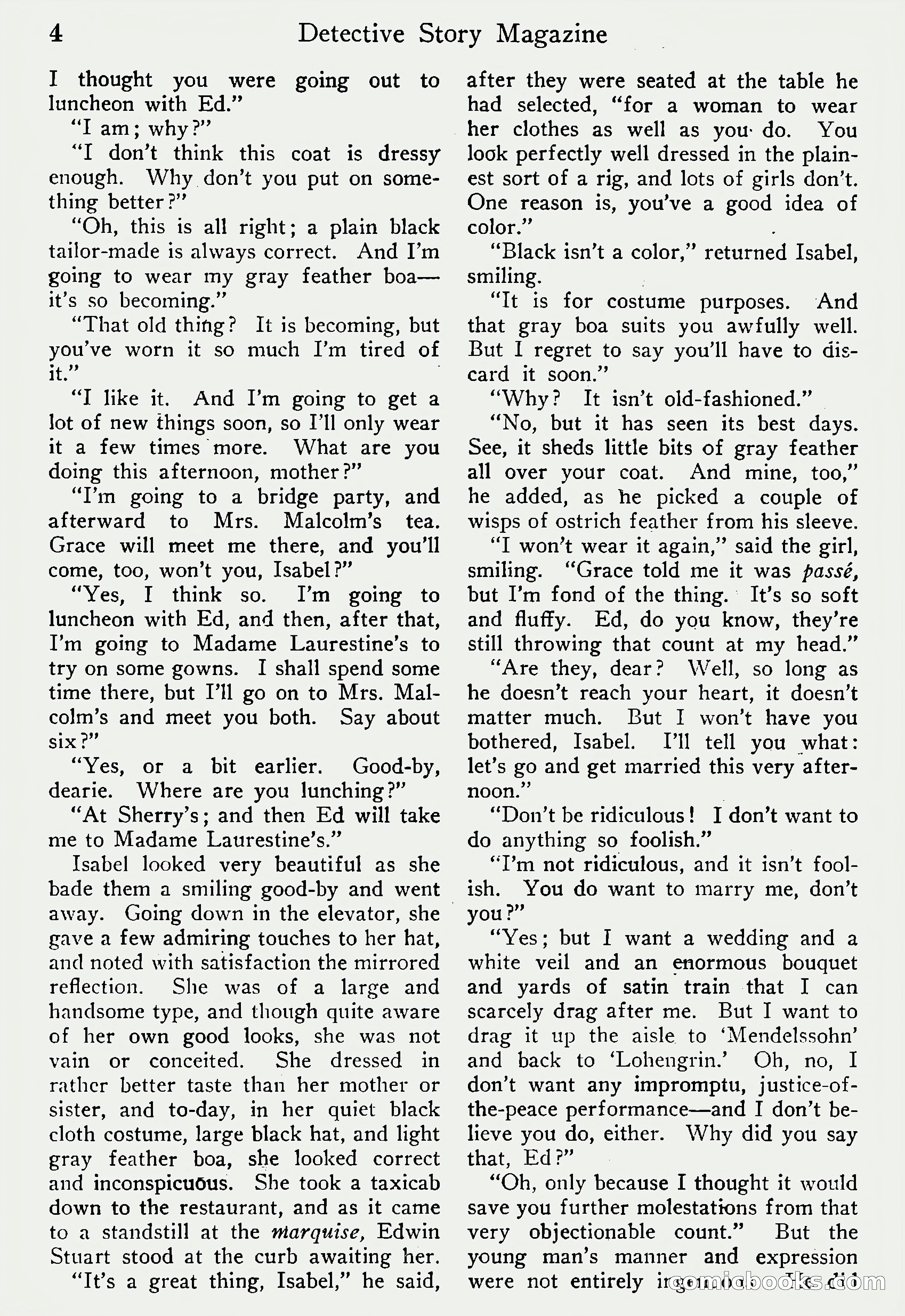 Detective Story Magazine, Vol. 6, No. 1 — page 6 of 132